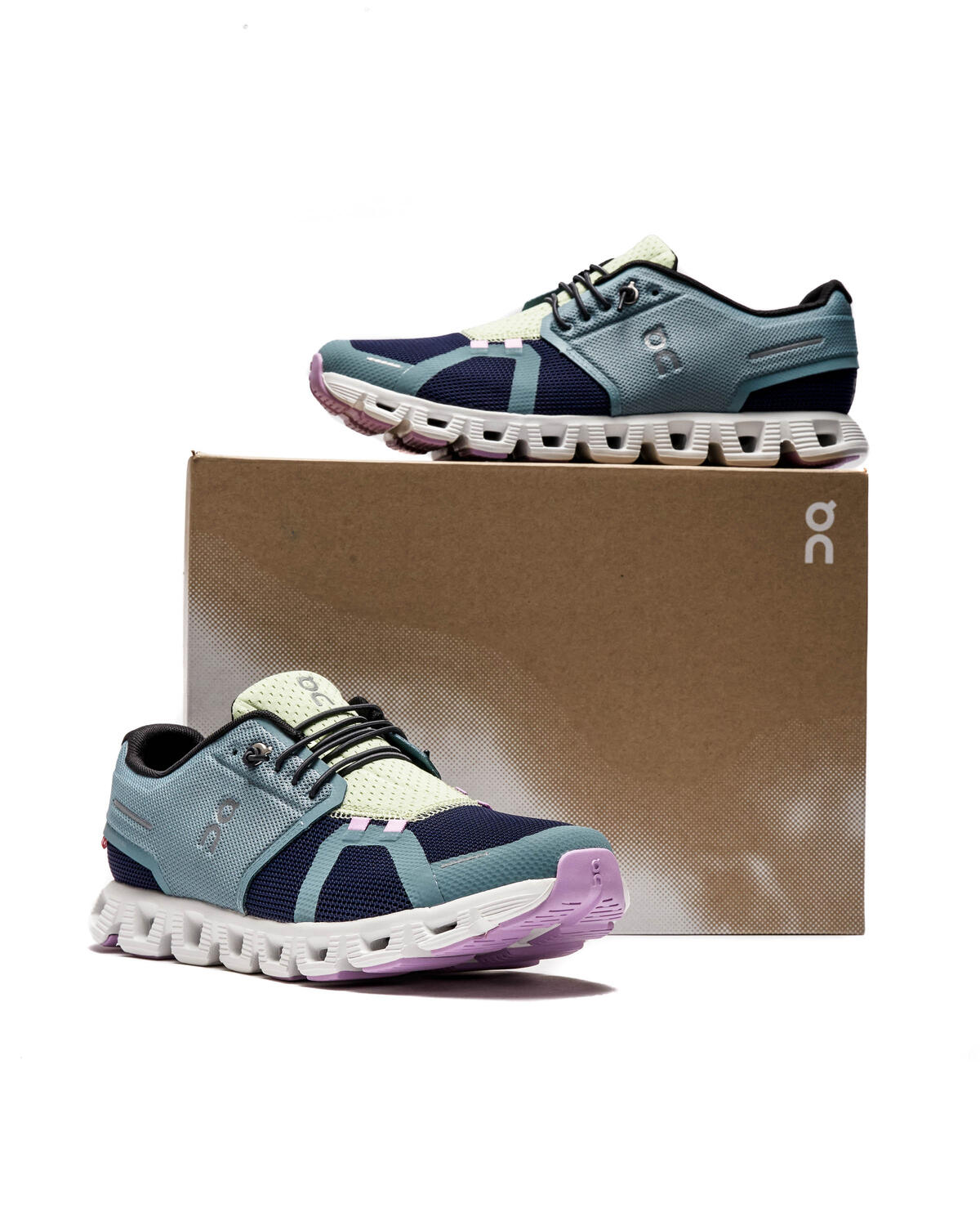 On Running Cloud 5 Push Rock/Black (Women's) - Image 6