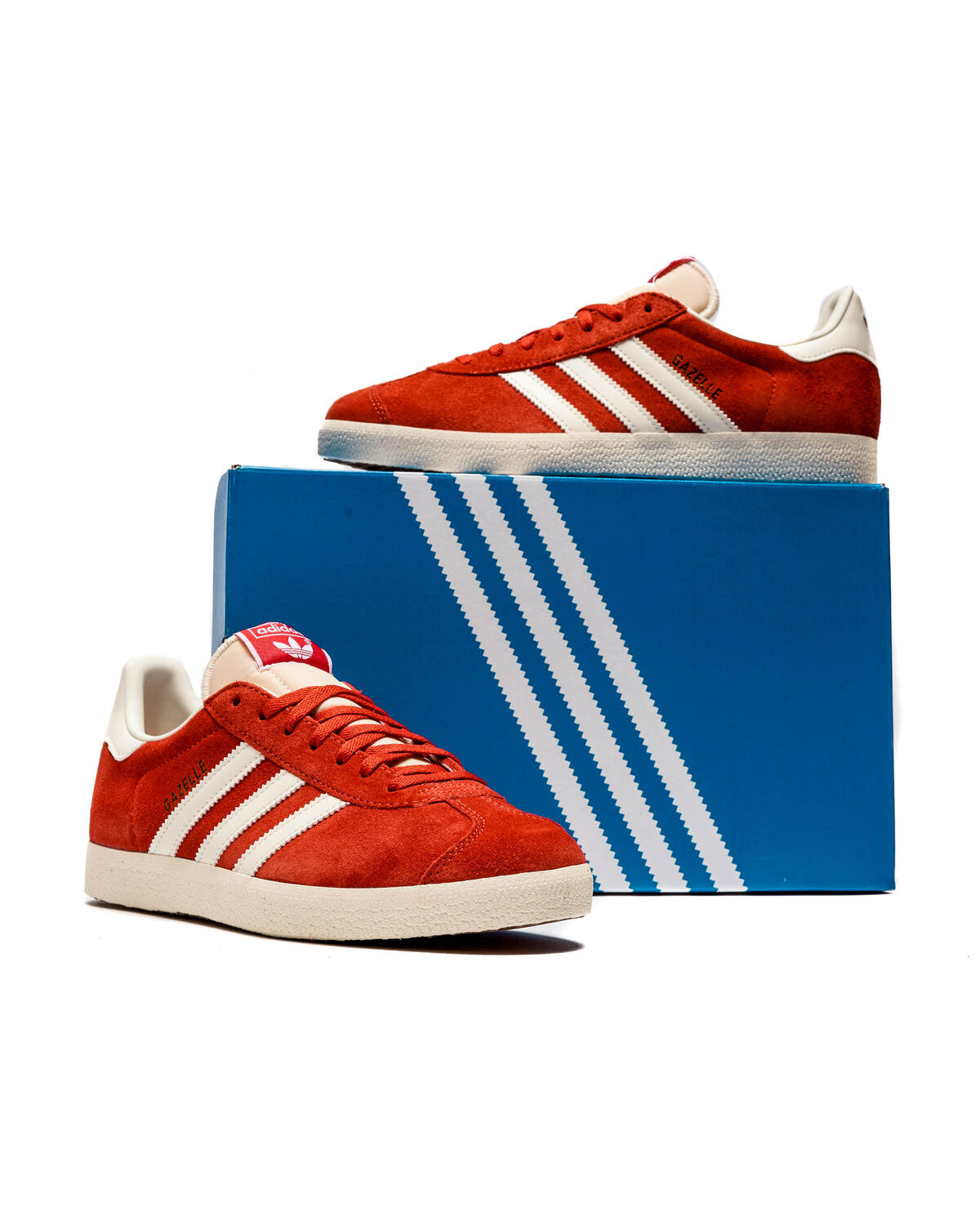Adidas Gazelle Preloved Red / Off White / Cream - Image 12