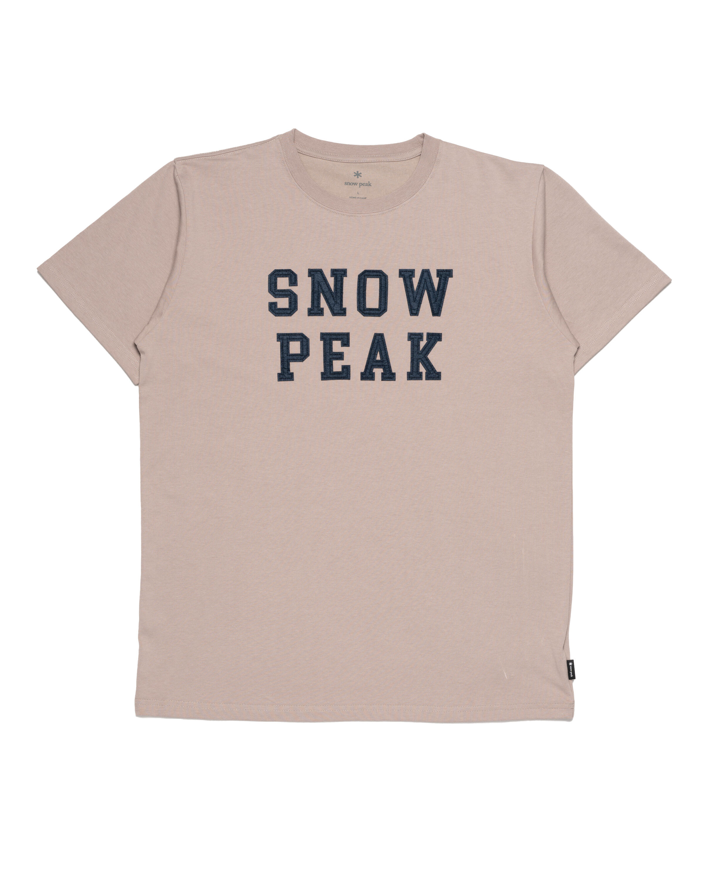 snow peak felt logo t shirt