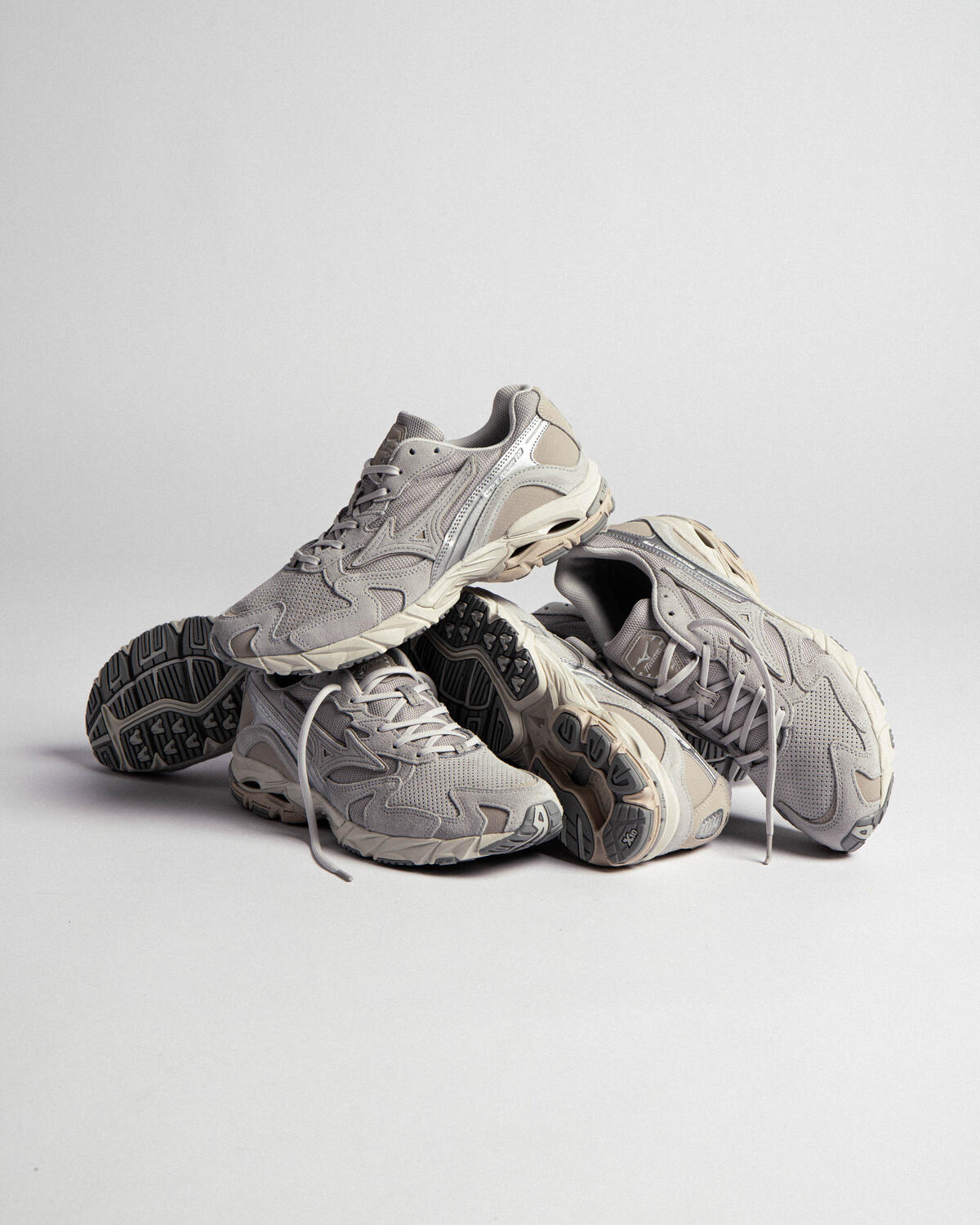 Mizuno Wave Rider 10 Premium Pack Grau - Image 13