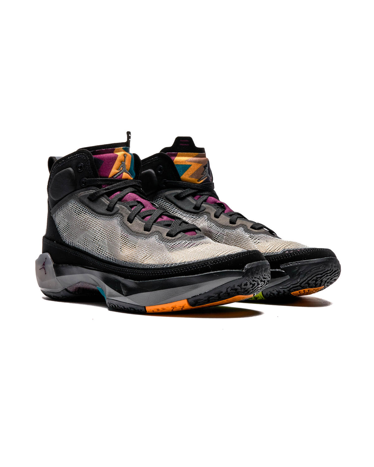 Air Jordan Xxxvii Men's Basketball Shoes 'Black/Bordeaux/Gold' - Image 3