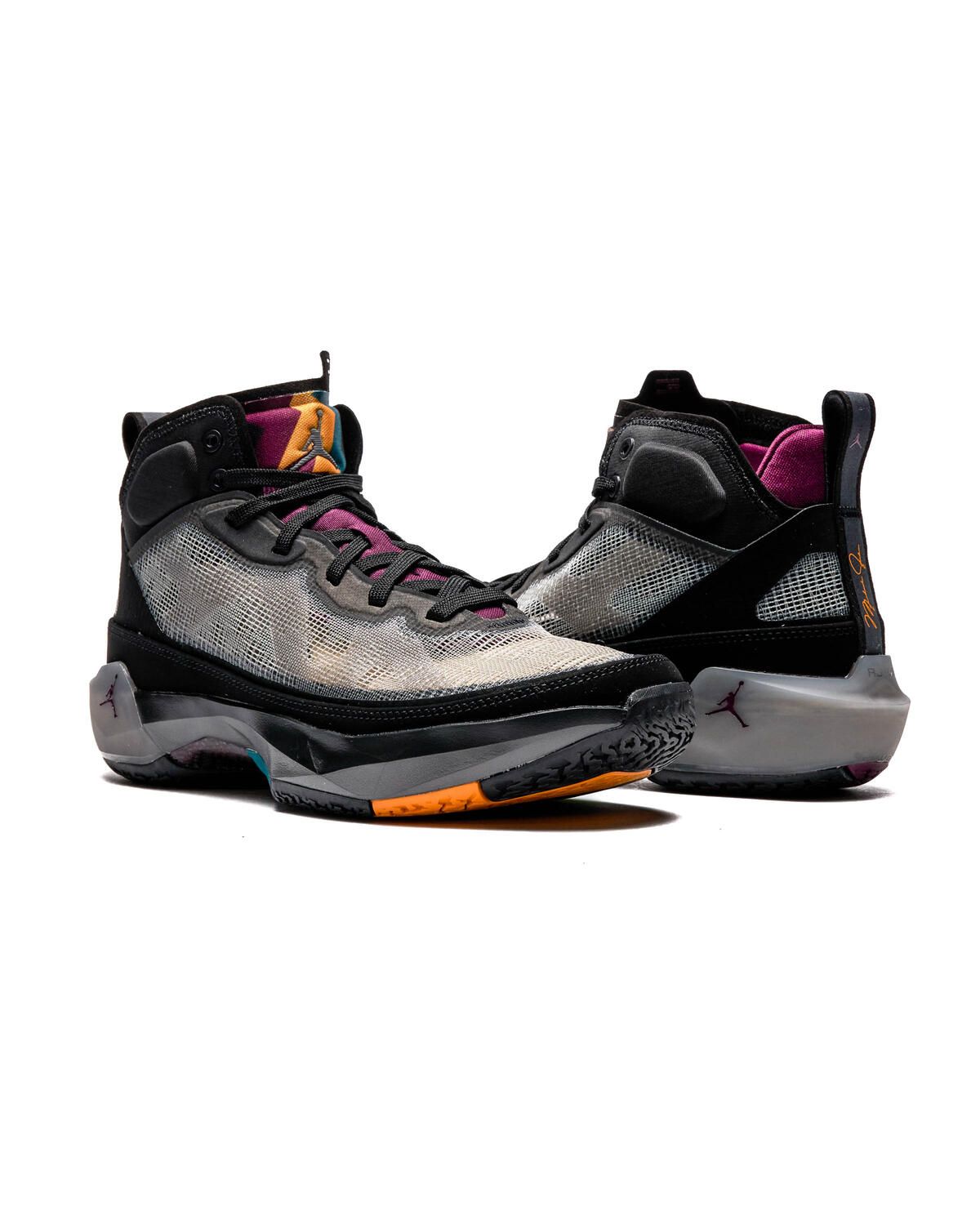 Air Jordan Xxxvii Men's Basketball Shoes 'Black/Bordeaux/Gold' - Image 5