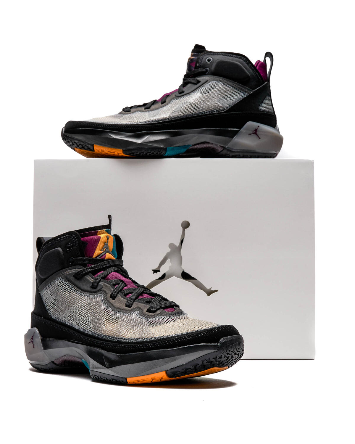 Air Jordan Xxxvii Men's Basketball Shoes 'Black/Bordeaux/Gold' - Image 6