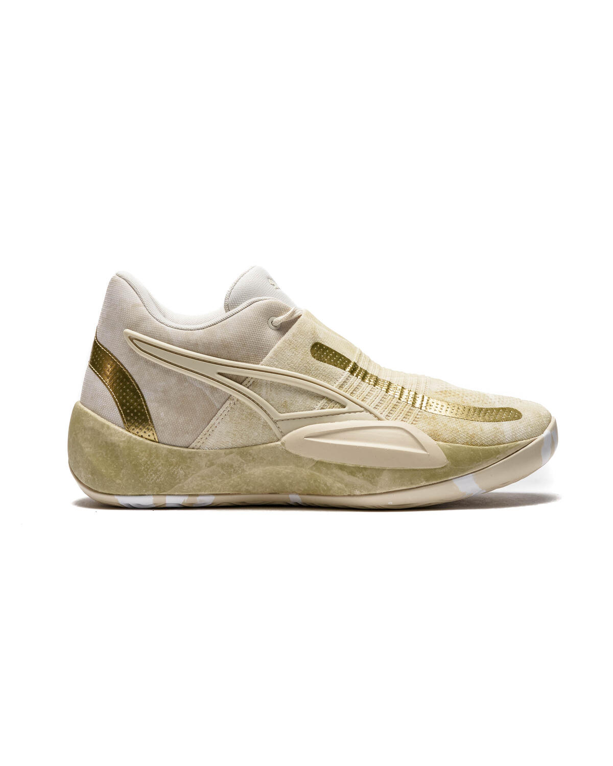 Puma Rise Nitro Nephrite Frosted Ivory Metallic Gold - Image 5
