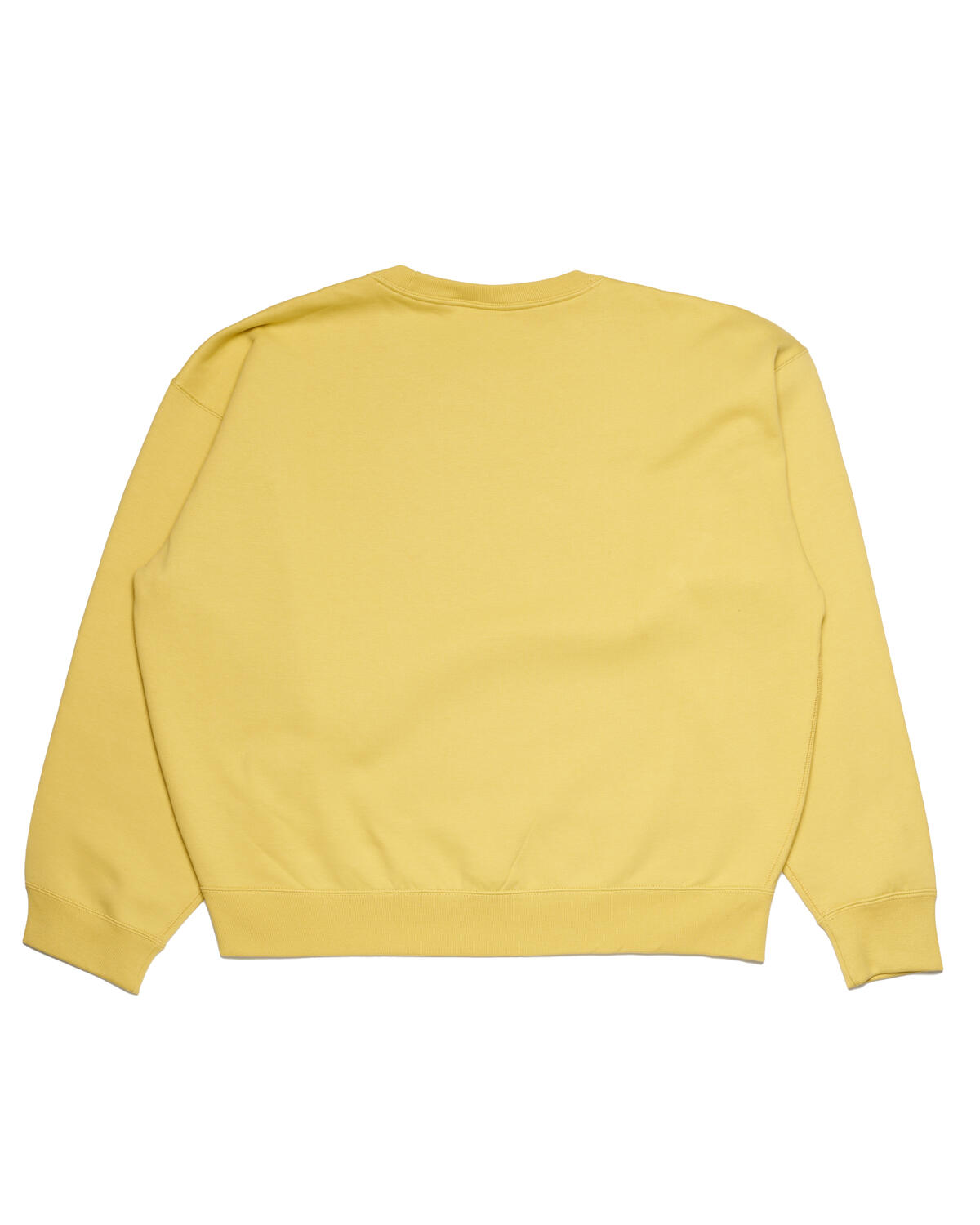 Nike Solo Swoosh Men's Fleece Crew Saturn Gold/White - Image 3