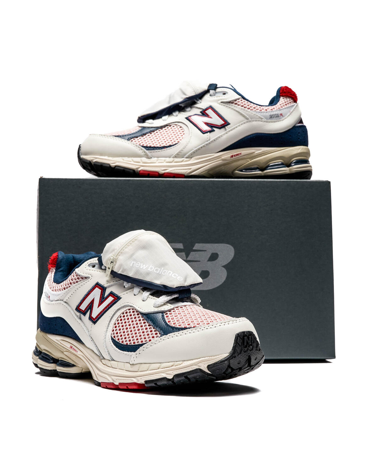 New Balance 2002R Sea Salt / Navy / Red - Image 20
