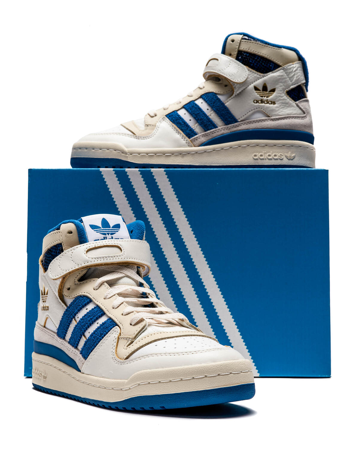 adidas Forum 84 Hi Cloud White/Team Royal Blue/Ftwr White - Image 6