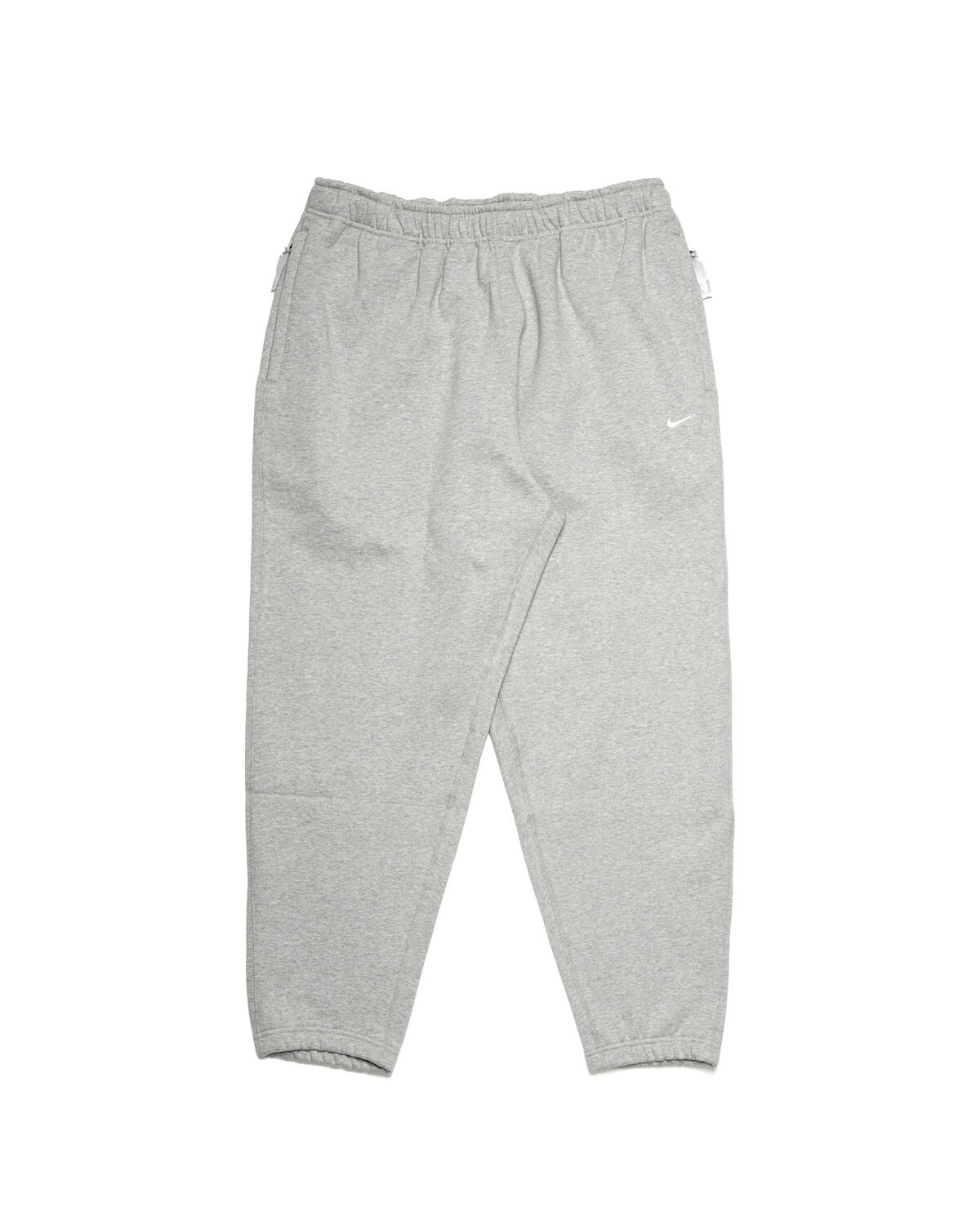 Nike Solo Swoosh Sweatpants Dark Grey Heather / White - Image 6