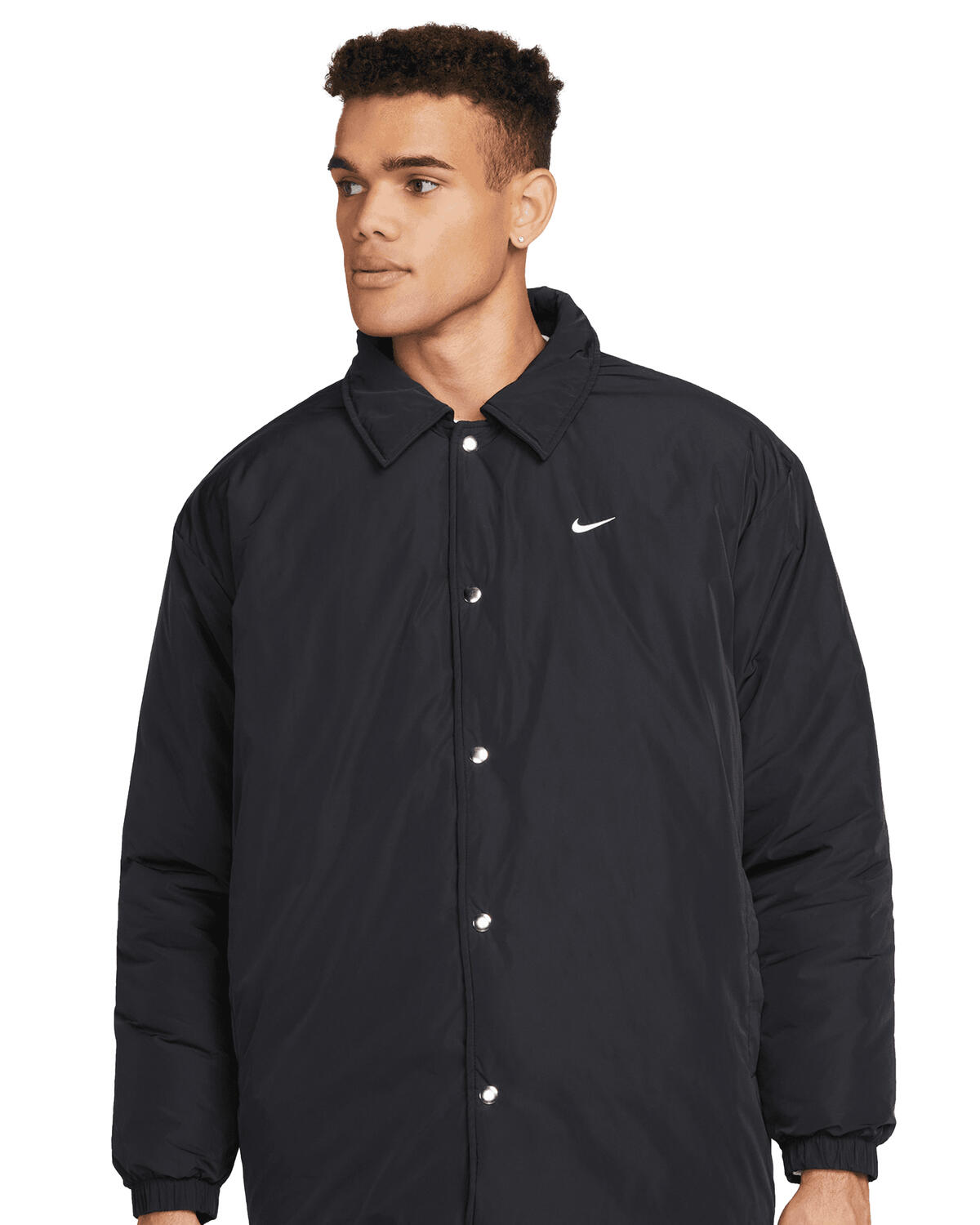Nike NSW Circa Filled Jacket Black / Ice Silver / White - Image 13