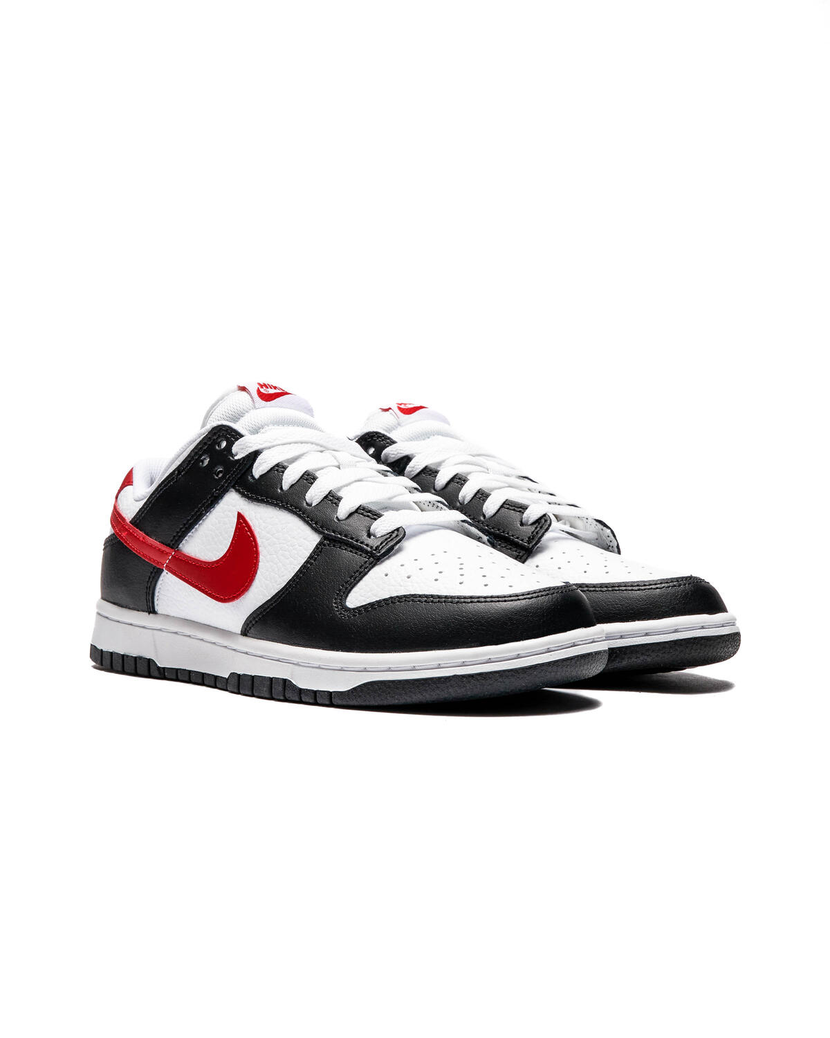 Nike Dunk Low Black / White / Red - Image 3