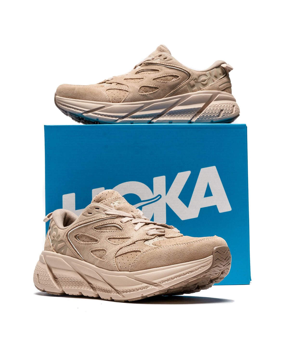 Hoka One One Clifton L Beige - Image 6