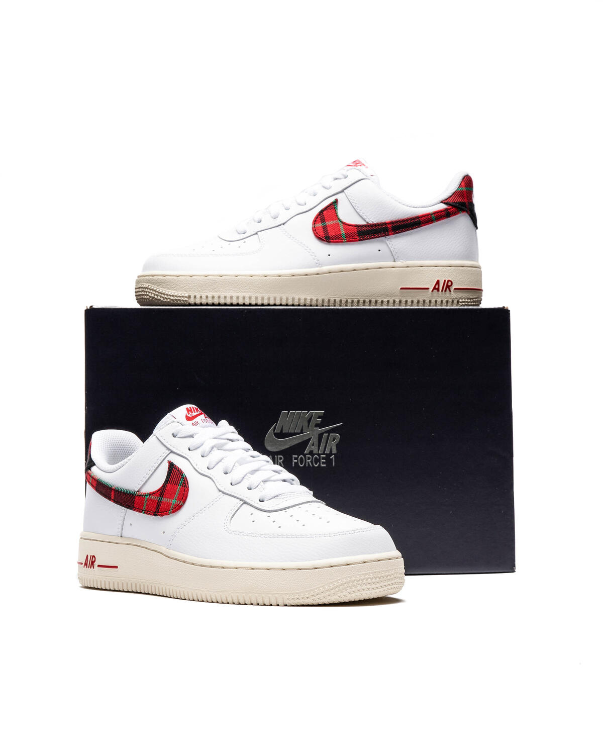 Nike Air Force 1 '07 LV8 White / University Red - Stadium Green - Image 13