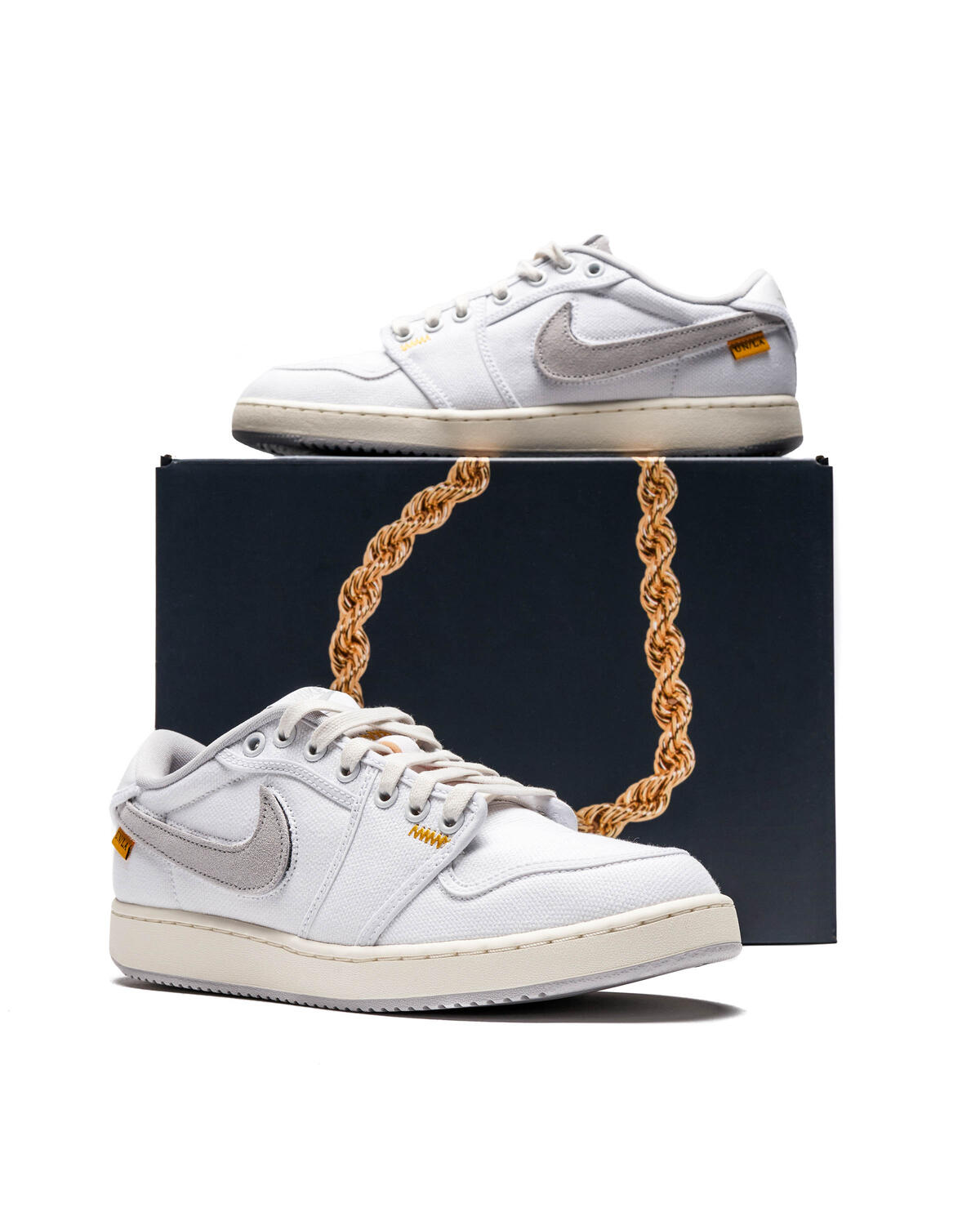 Nike x Union Air Jordan 1 Low 'White Neutral Grey' - Image 6