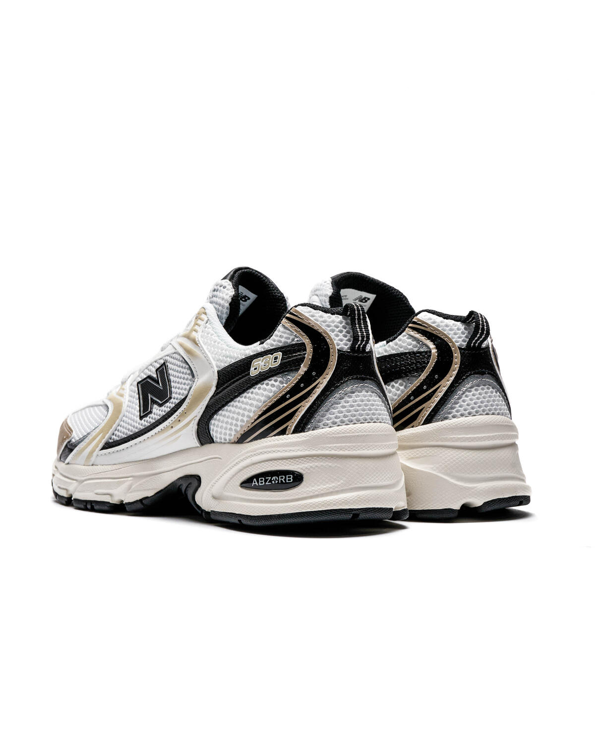 New Balance 530 White Light Gold Metallic - Image 14