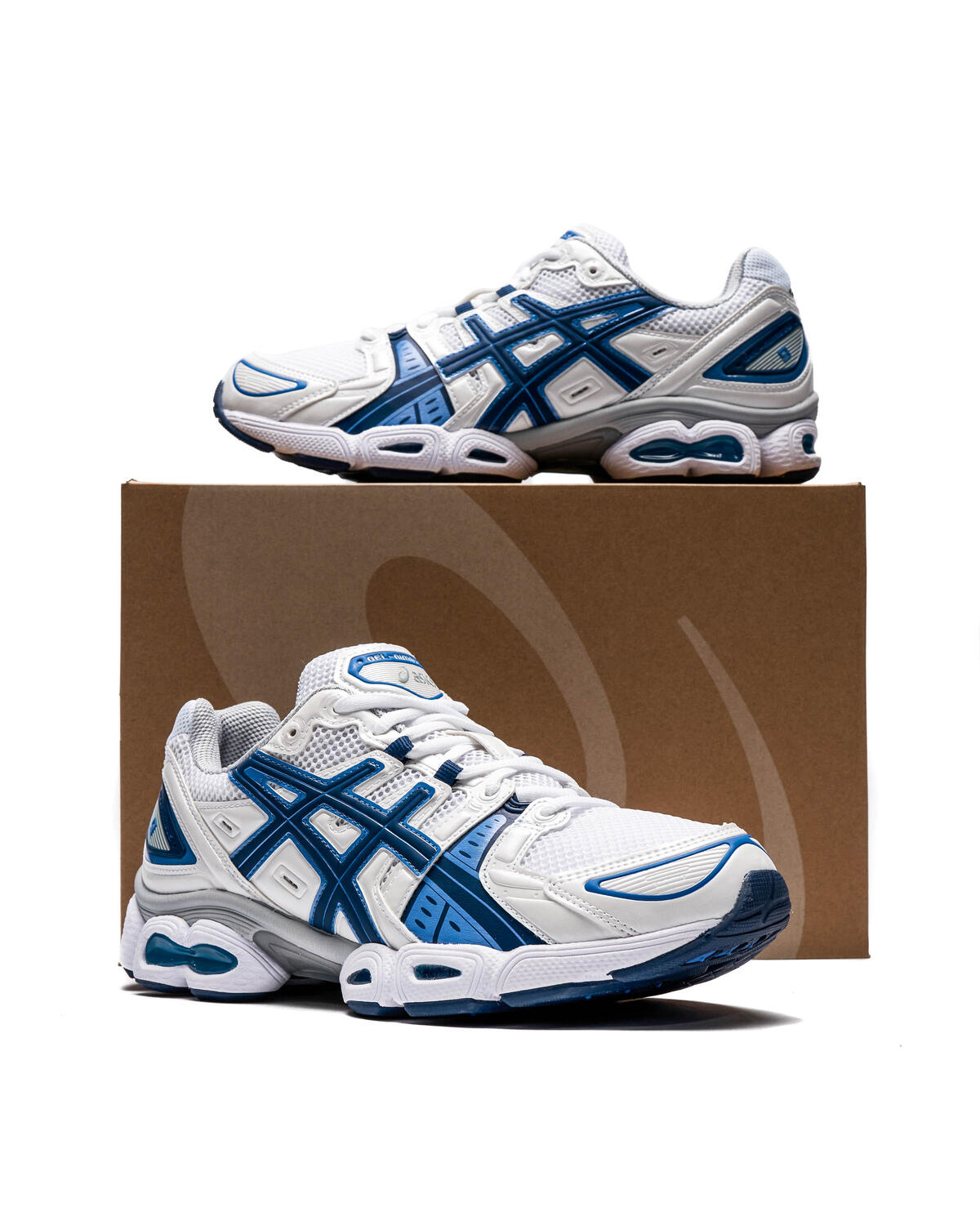 Asics Gel Nimbus 9 White / Indigo Blue - Image 17