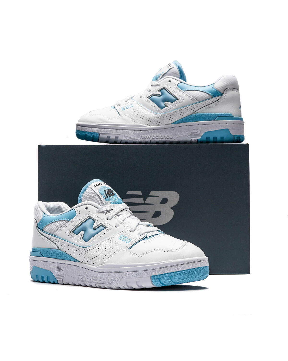 New Balance 550 White / Blue (Women's) - Image 24