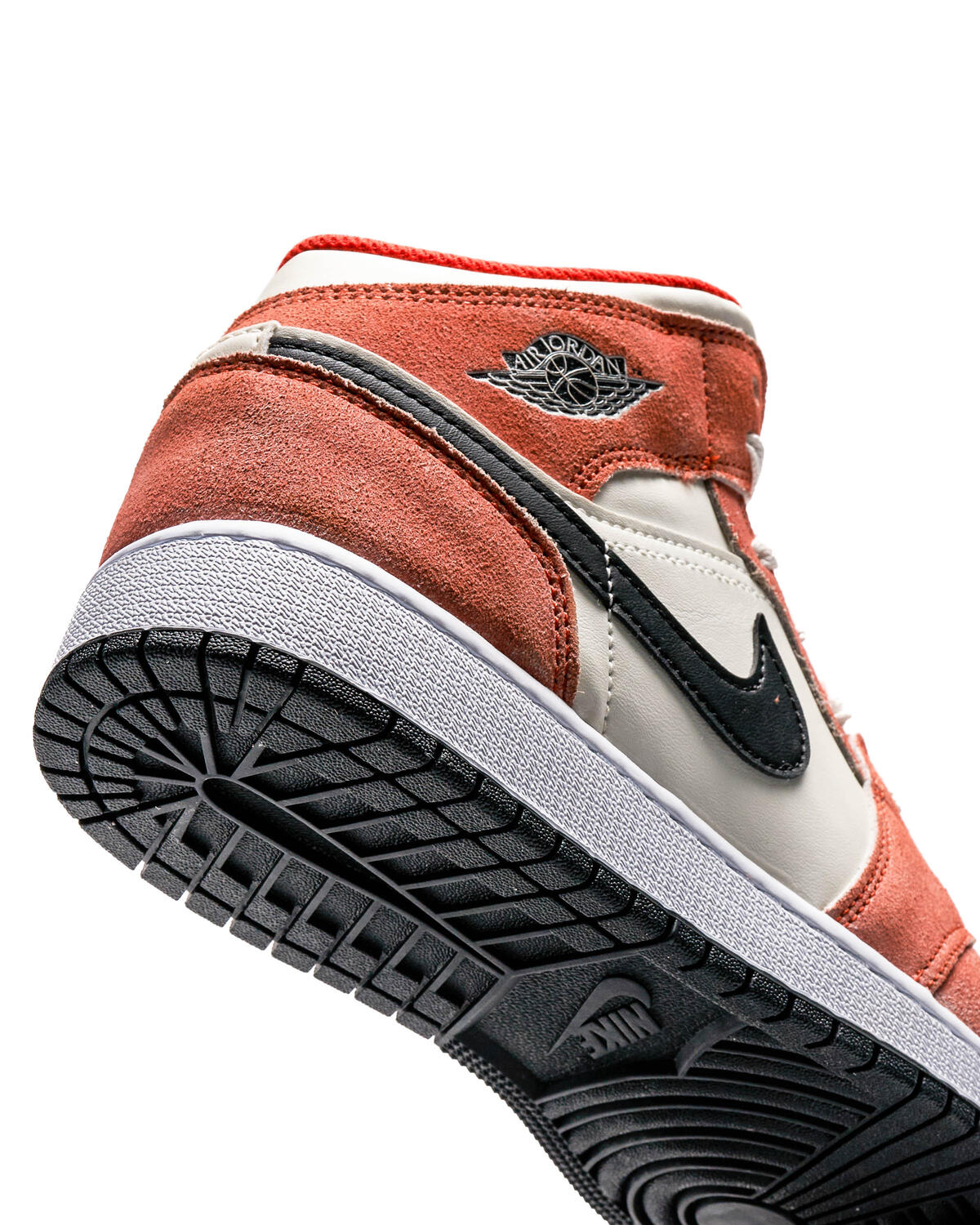 Air Jordan 1 Mid 'Orange Suede' (GS) - Image 7
