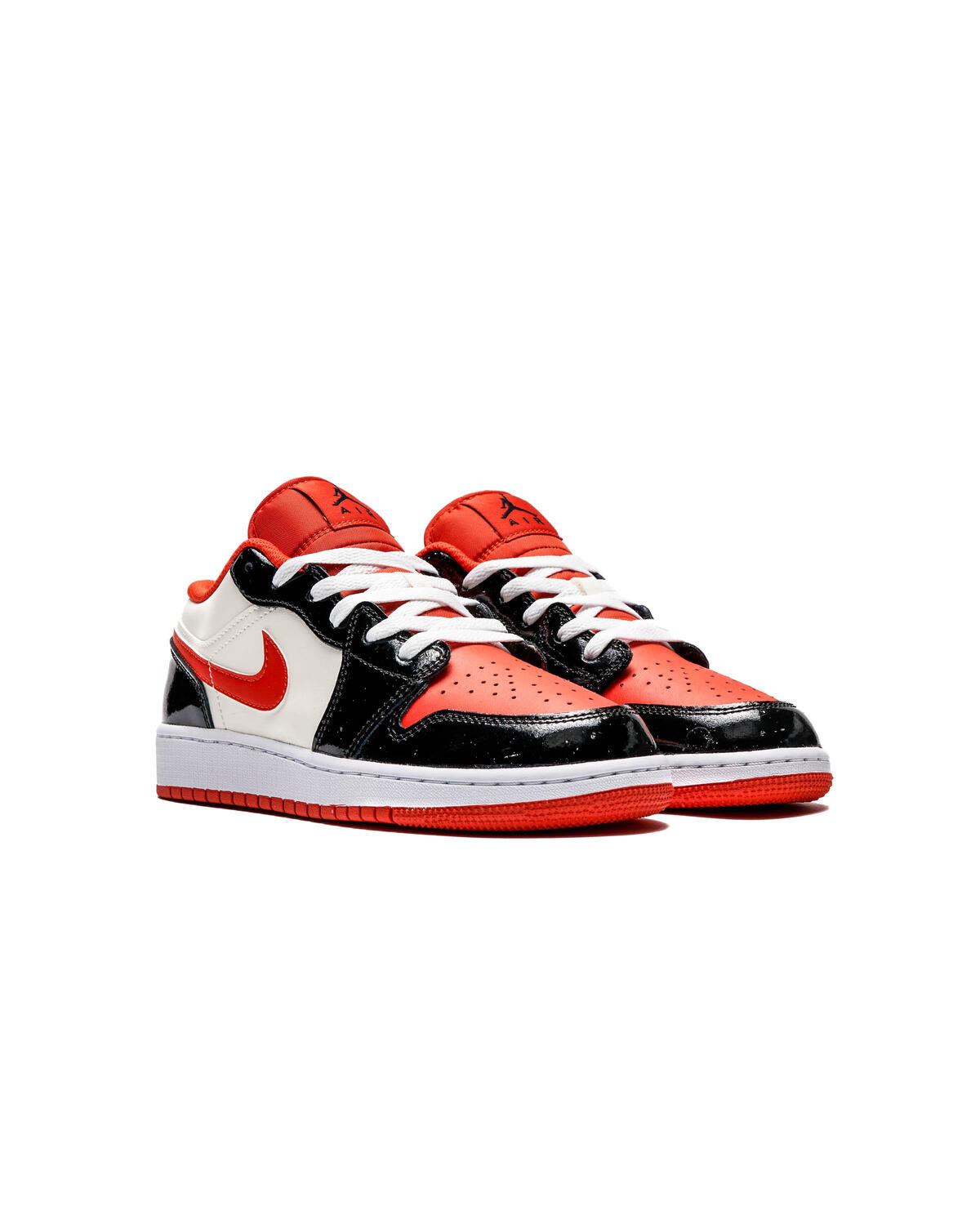 Nike Grade School Air Jordan 1 Low - Black / Fire Red / White - Image 13