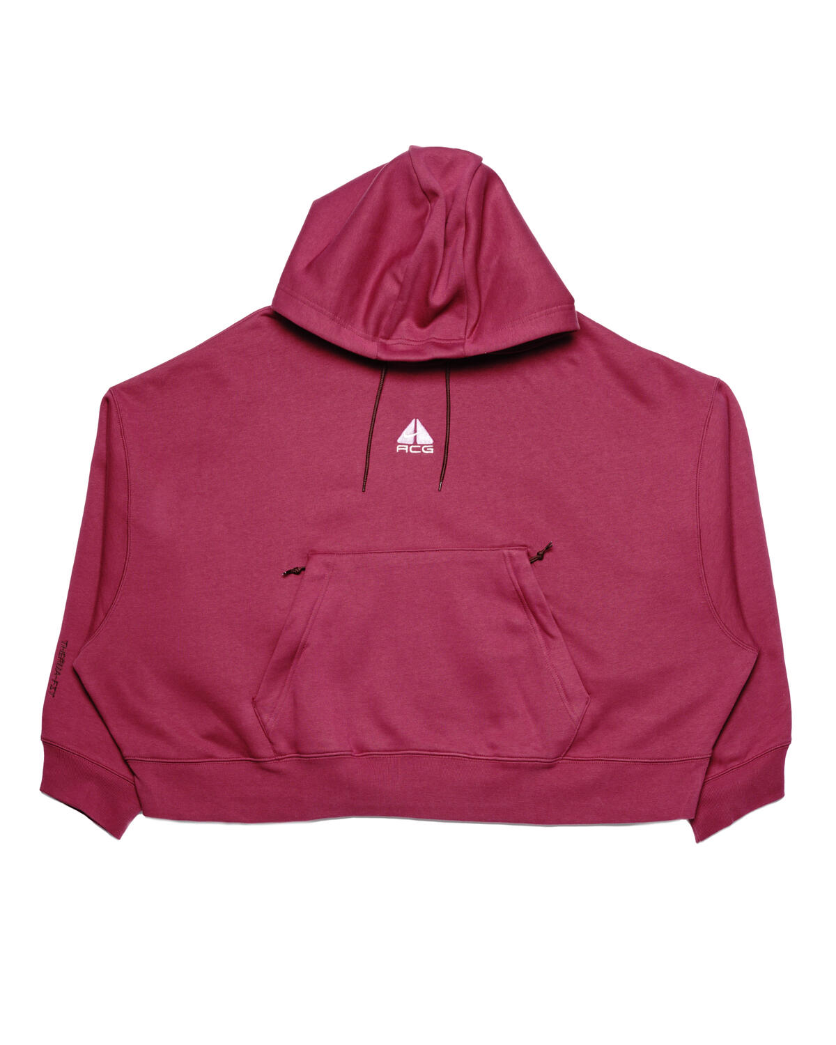 Nike ACG Womens Tuff Knit Hoodie Rosewood / Summit White - Image 2
