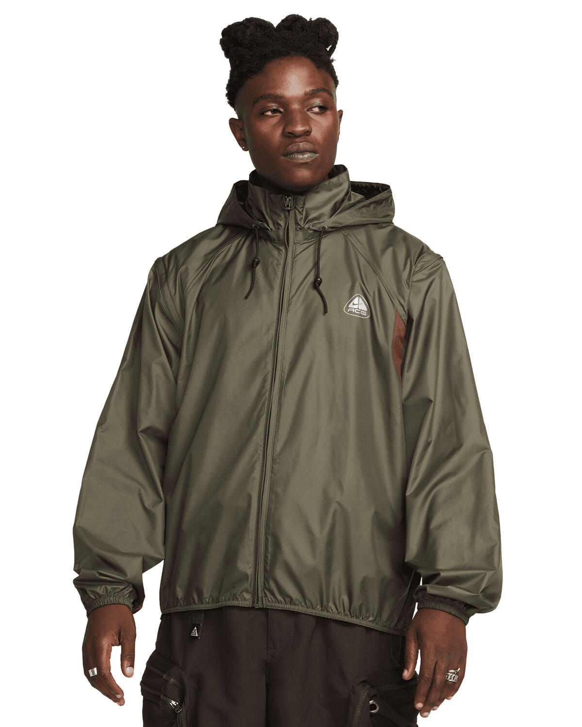 Nike ACG Oregon Series Micro Shell Jacket Cargo Khaki / Earth / Black / Wolf Grey - Image 2