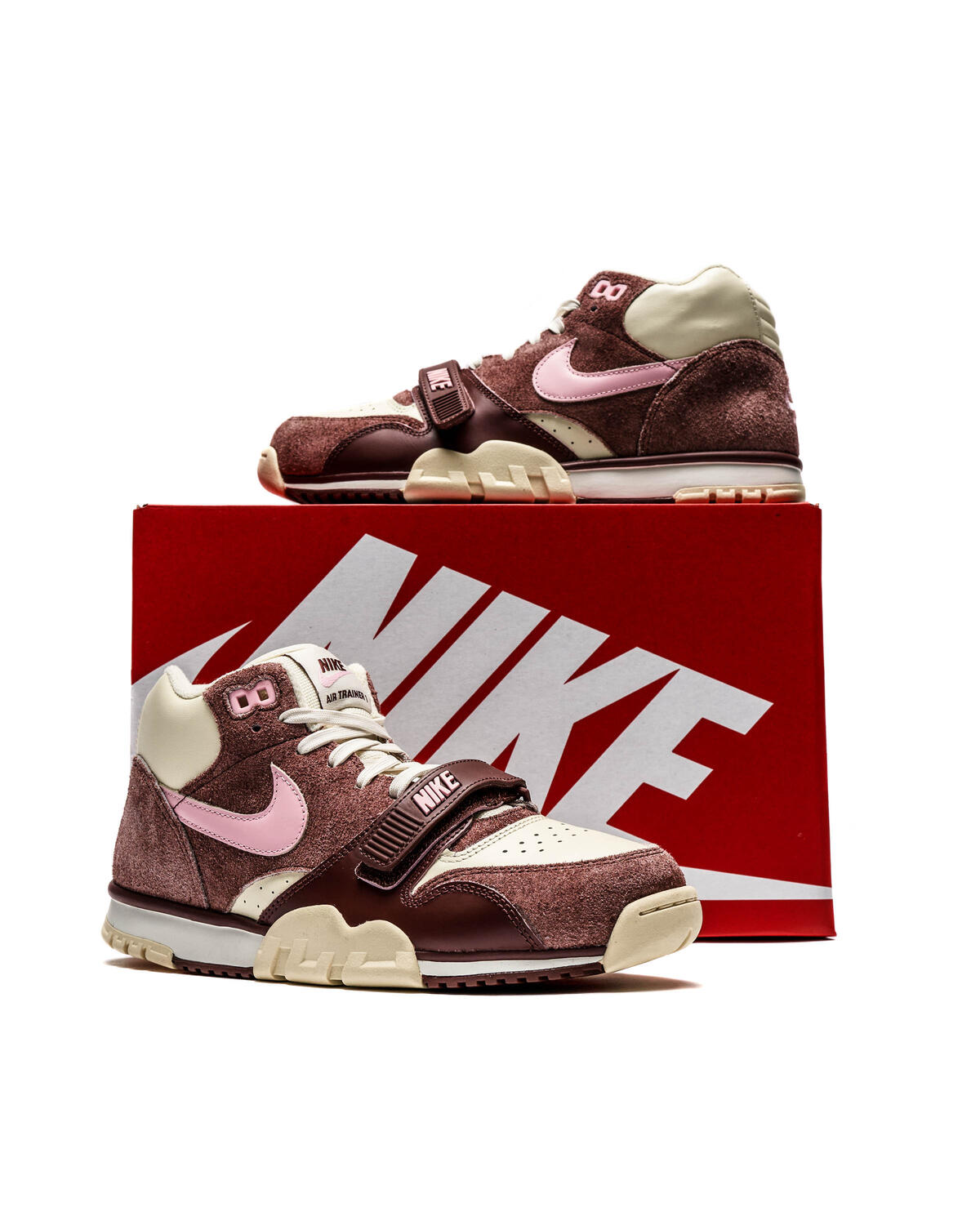 Nike Air Trainer 1 Dark Pony / Med Soft Pink - Coconut Milk - Image 23
