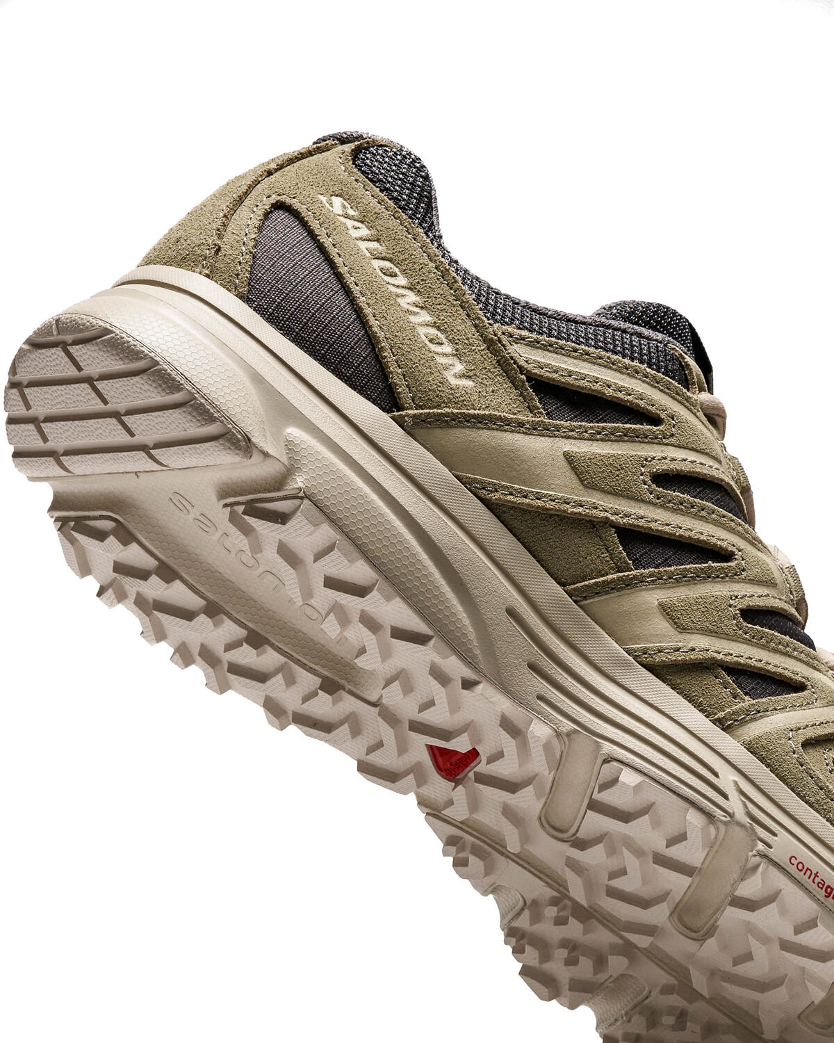 Salomon x Mission 4 Suede Mens X-Mission 4 'Grey' Shoes - Image 14