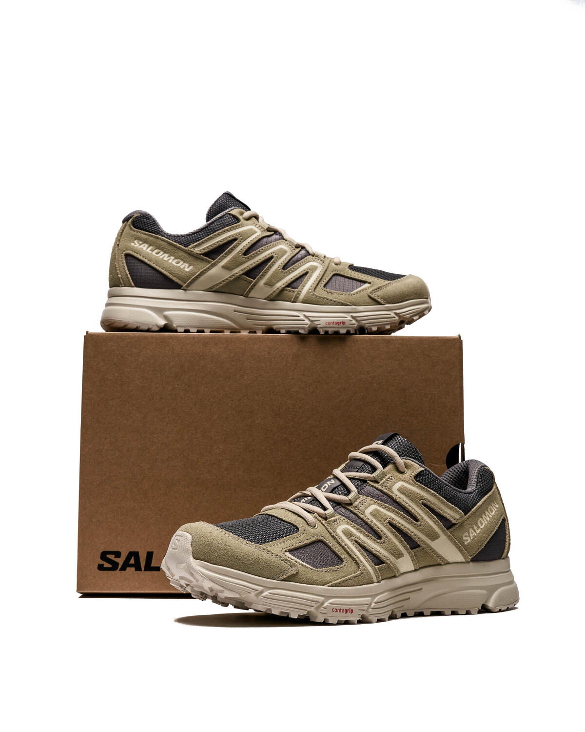 Salomon x Mission 4 Suede Mens X-Mission 4 'Grey' Shoes - Image 13