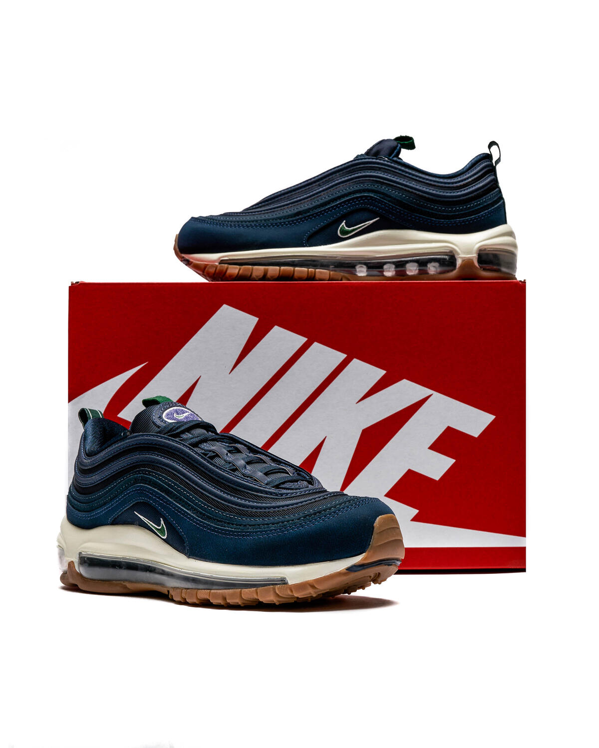Nike Air Max 97 'Obsidian/Gorge Green/Midnight Navy/Sail' (Women's) - Image 6