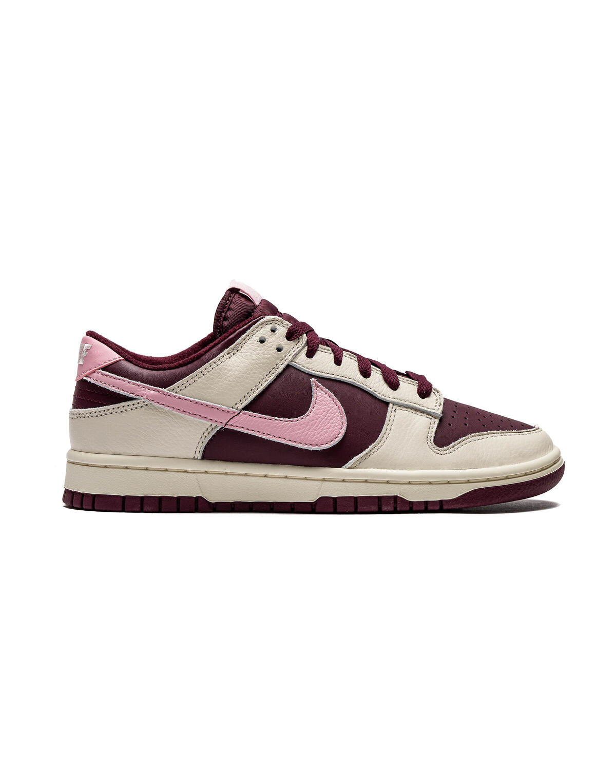 Nike Dunk Low Retro PRM - Pale Ivory / Med Soft Pink / Night Maroon - Image 12