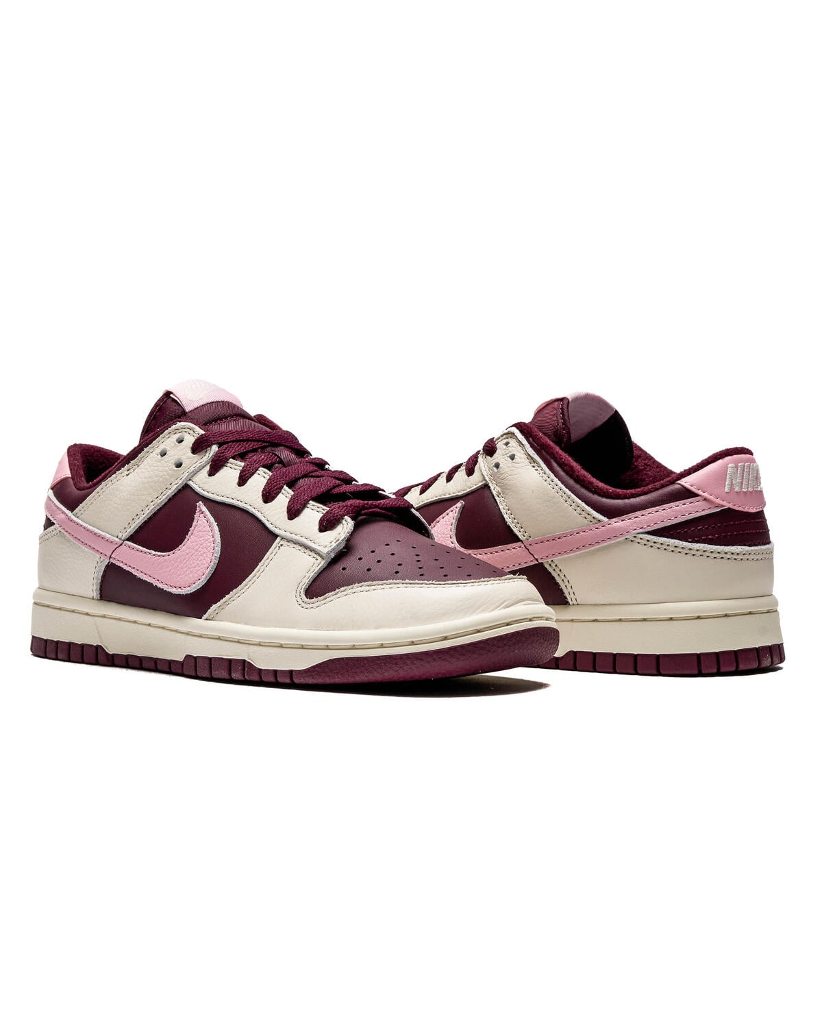 Nike Dunk Low Retro PRM - Pale Ivory / Med Soft Pink / Night Maroon - Image 15