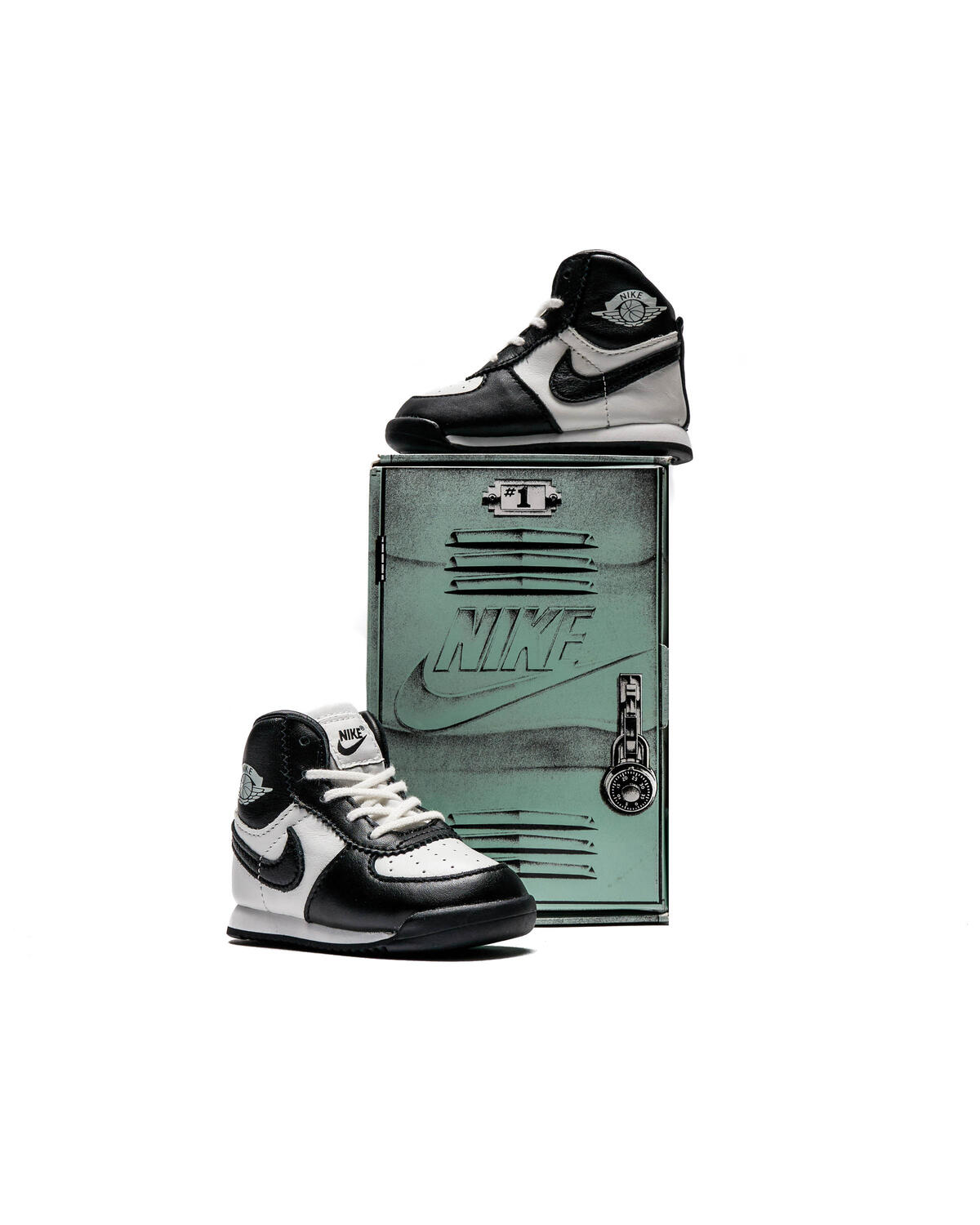 Air Jordan 1 High 'Black White' (TD) - Image 11