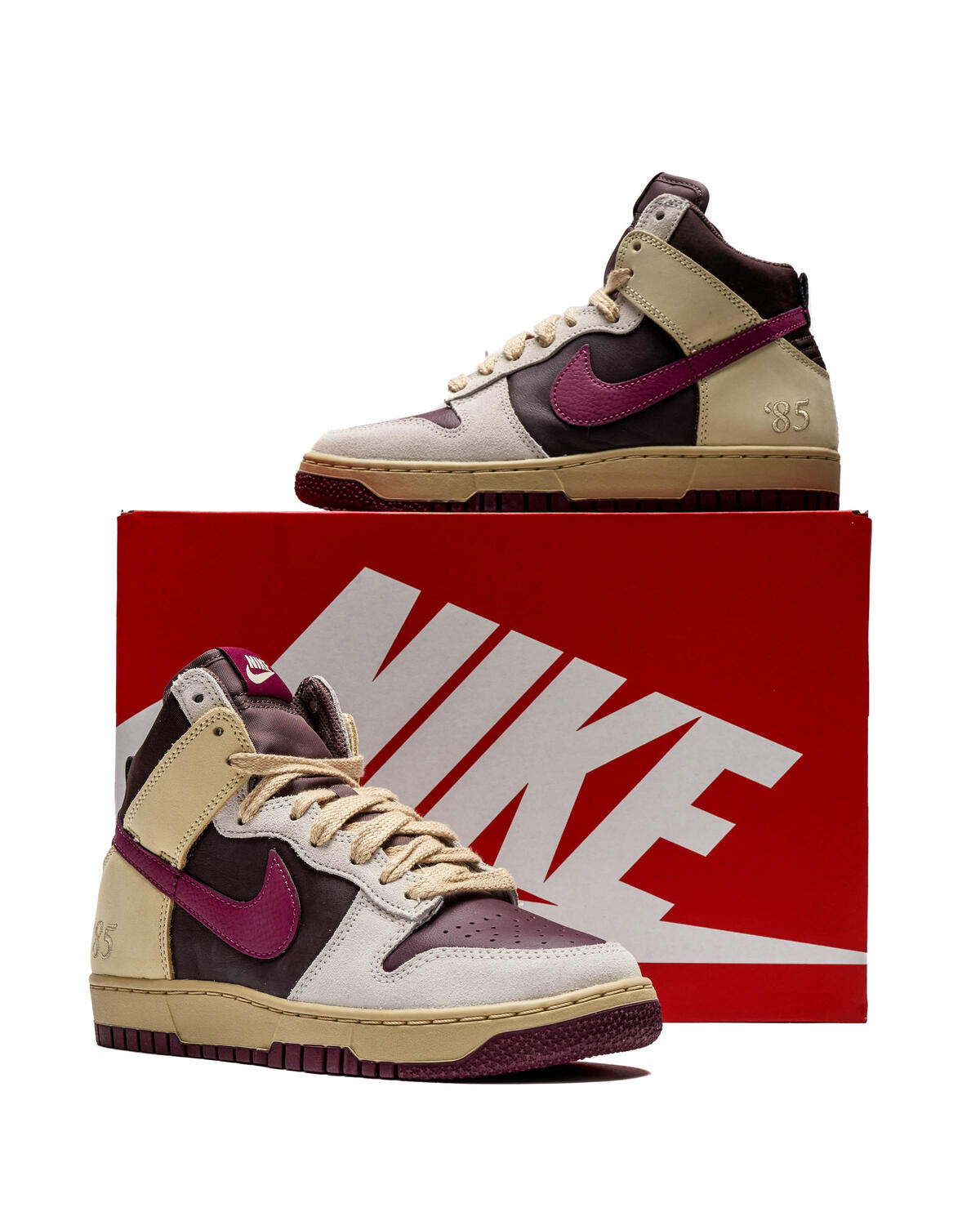 Nike Dunk High 1985 'Alabaster / Rosewood - Earth - Night Maroon' (Women's) - Image 15