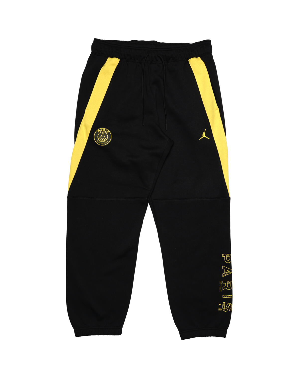 black and yellow jordan pants