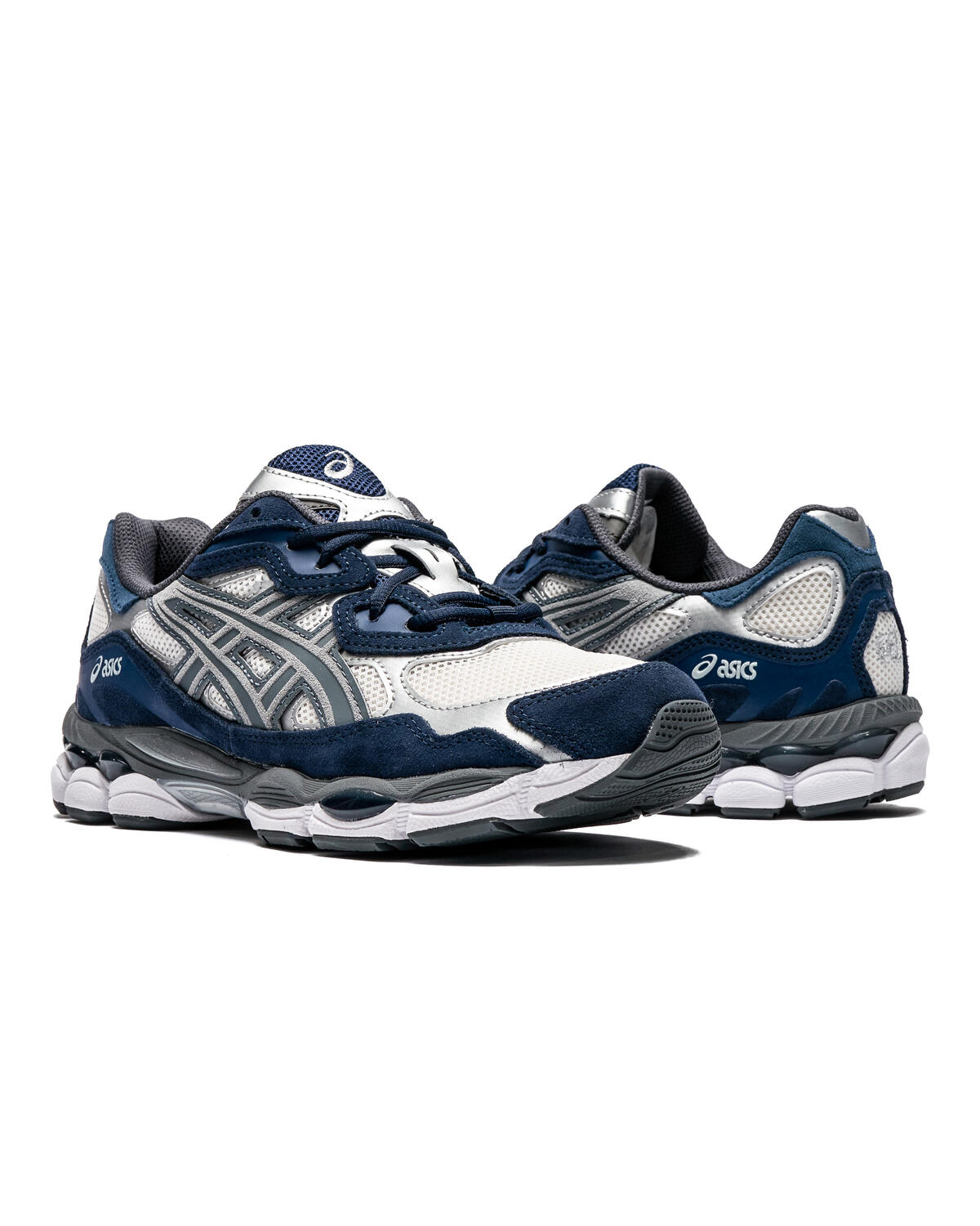 Asics x Yankees Mens Gel-NYC Shoes 'Cream/Steel' - Image 5