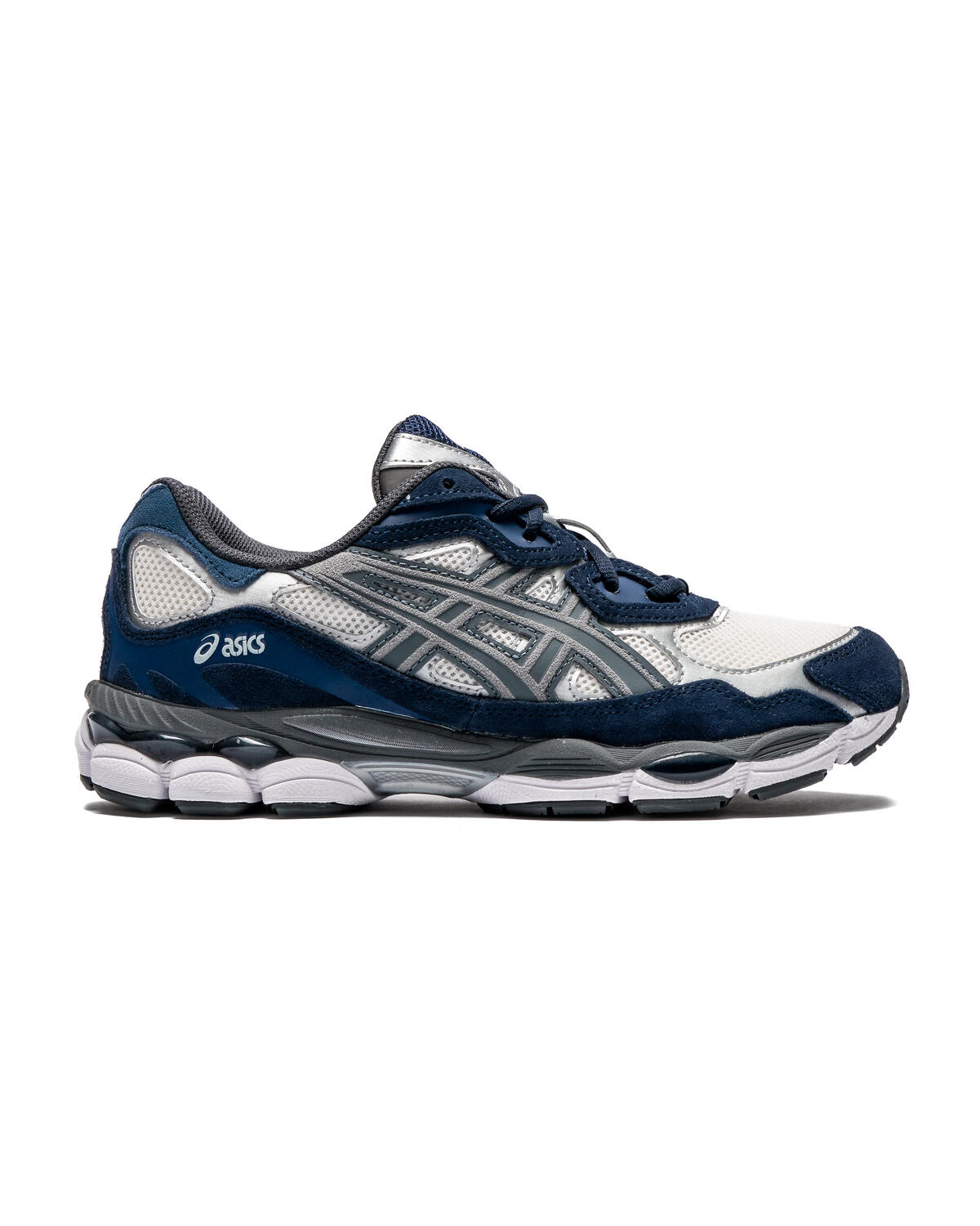 Asics x Yankees Mens Gel-NYC Shoes 'Cream/Steel' - Image 2