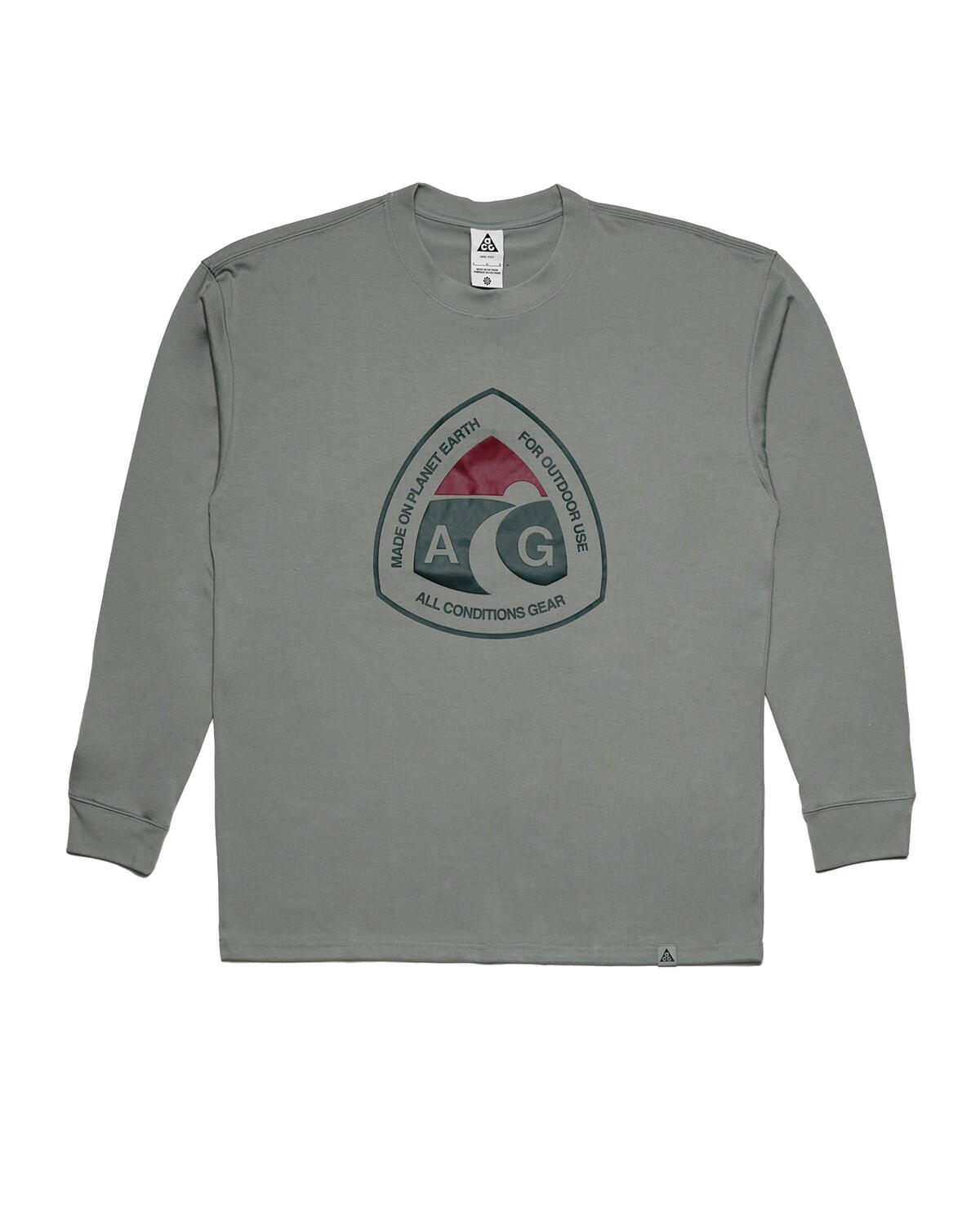 Nike ACG Outdoor Sign Long Sleeve T-Shirt Mica Green - Image 2