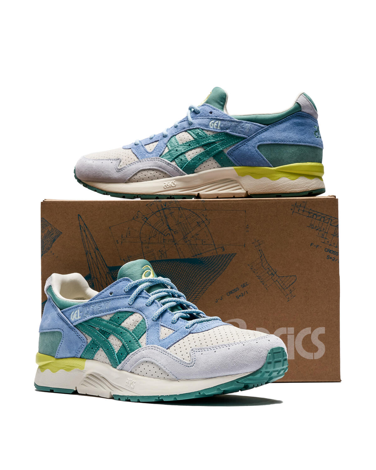 Asics x Mita SportStyle Gel-Lyte V "Spring In Japan" Cream/Sage - Image 6