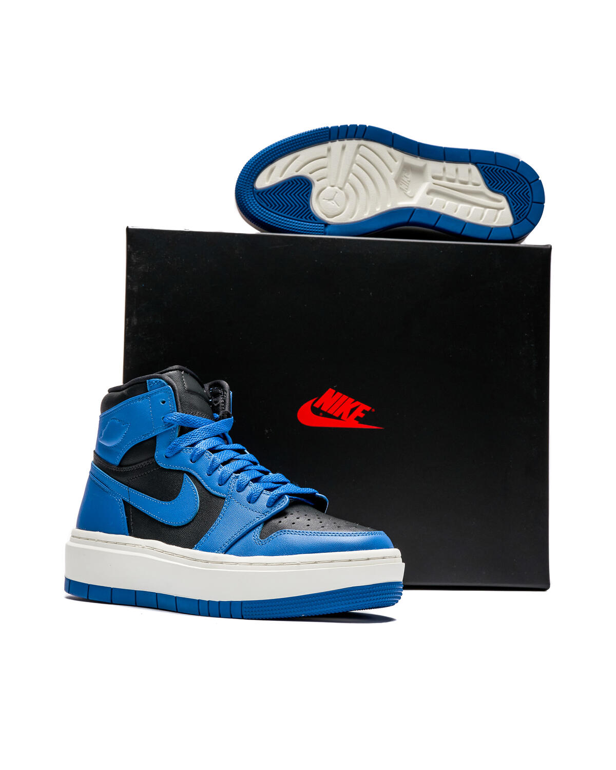 Air Jordan 1 Elevate High 'Dark Ash/Hyper Royal/Sail' (Women's) - Image 9