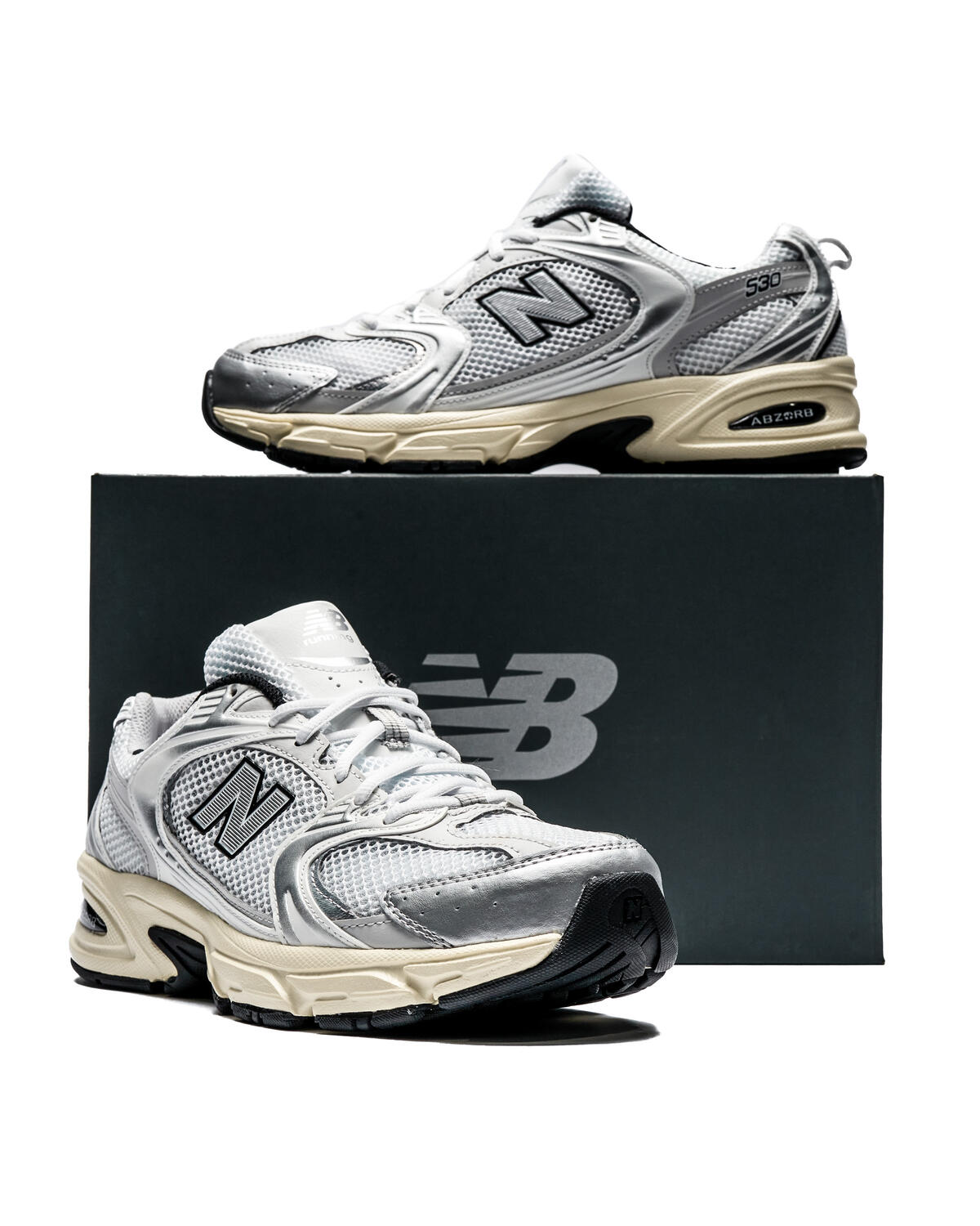 New Balance MR530 Weiß / Silber - Image 10