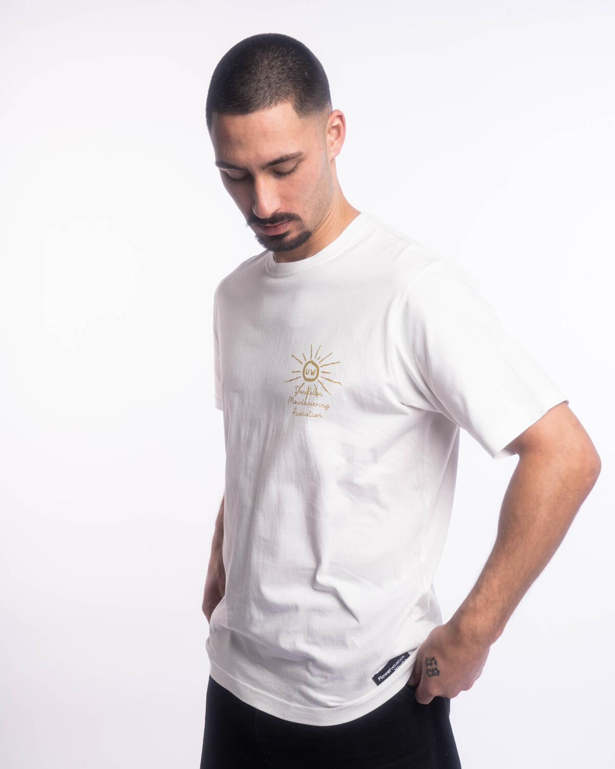 Universal Works Flower Mountain Print Tee - Image 3