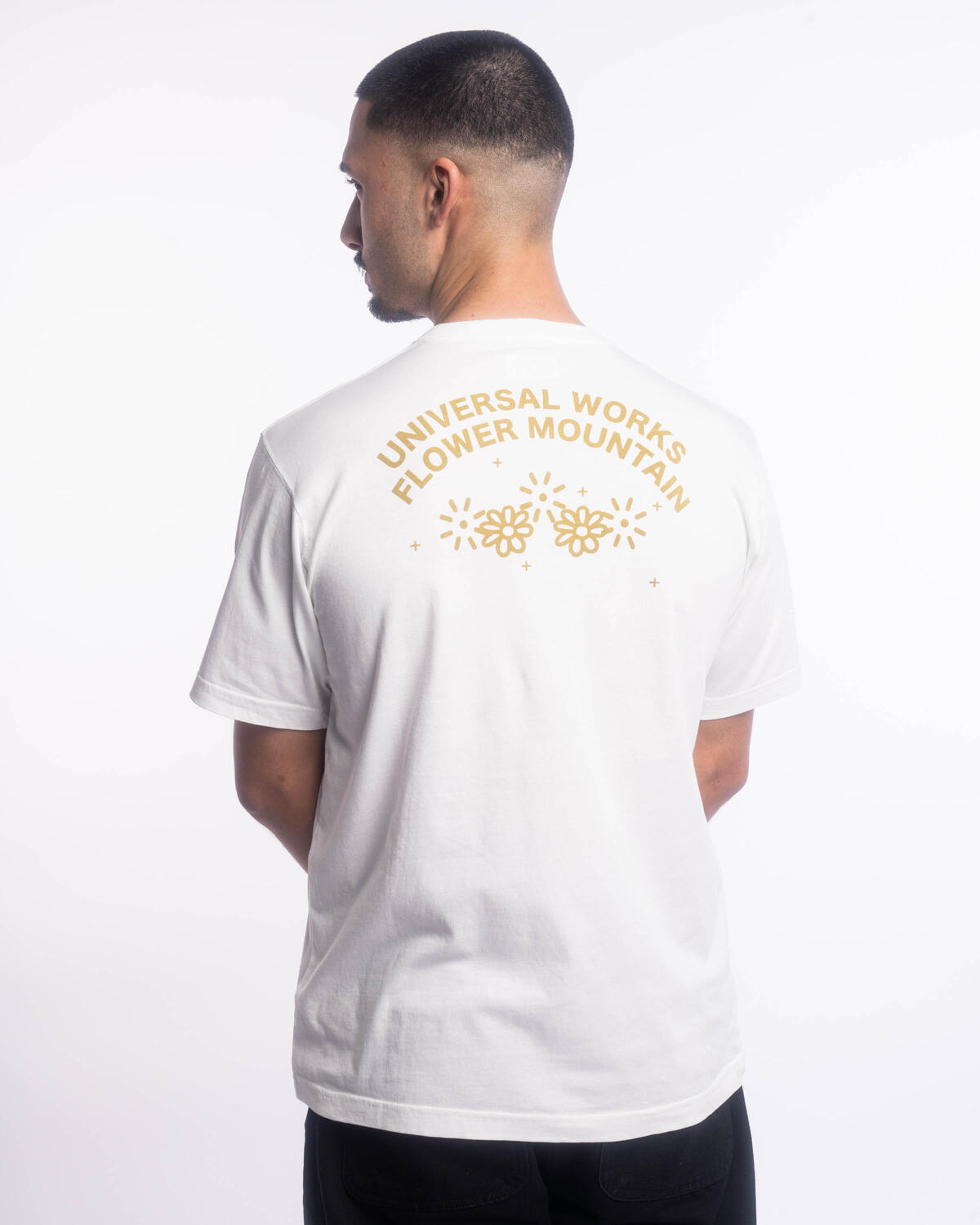 Universal Works Flower Mountain Print Tee - Image 4