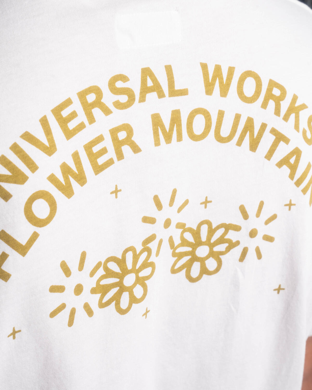 Universal Works Flower Mountain Print Tee - Image 5