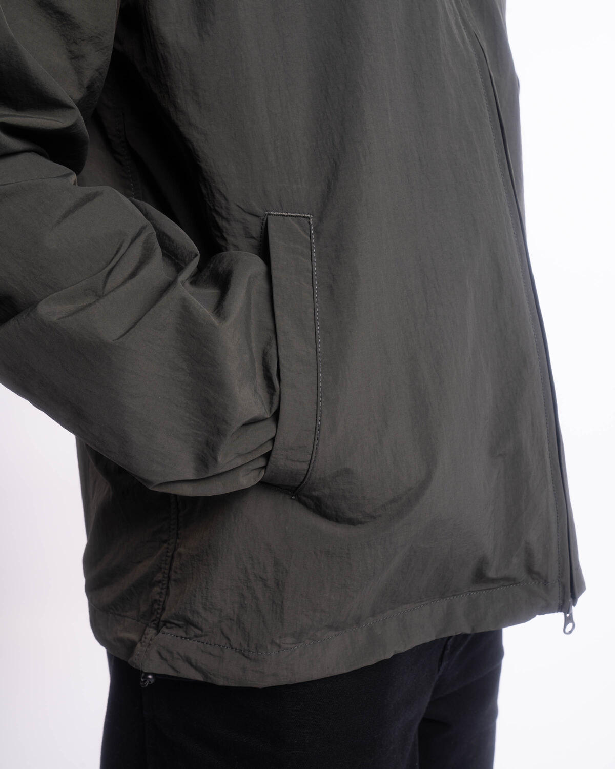 Gramicci Nylon Flight Jacket Black - Image 7