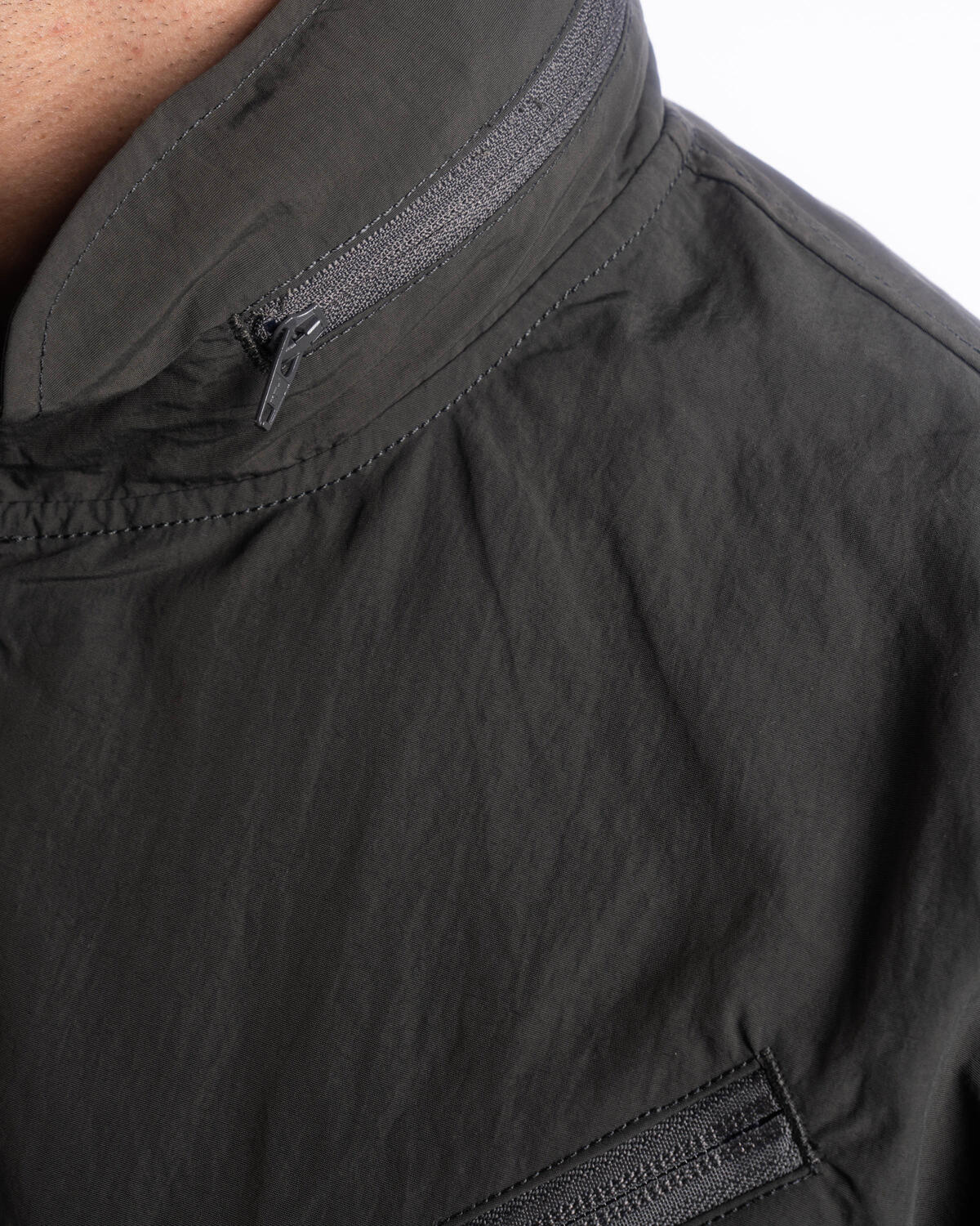 Gramicci Nylon Flight Jacket Black - Image 8