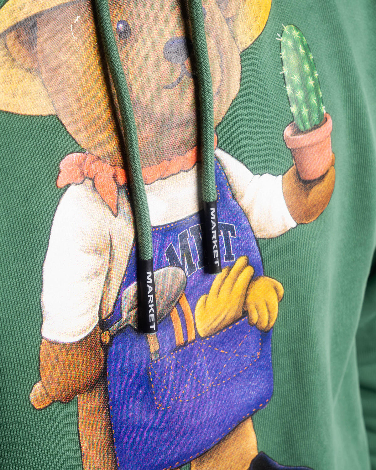 Market Botanical Bear Hoodie - Image 6