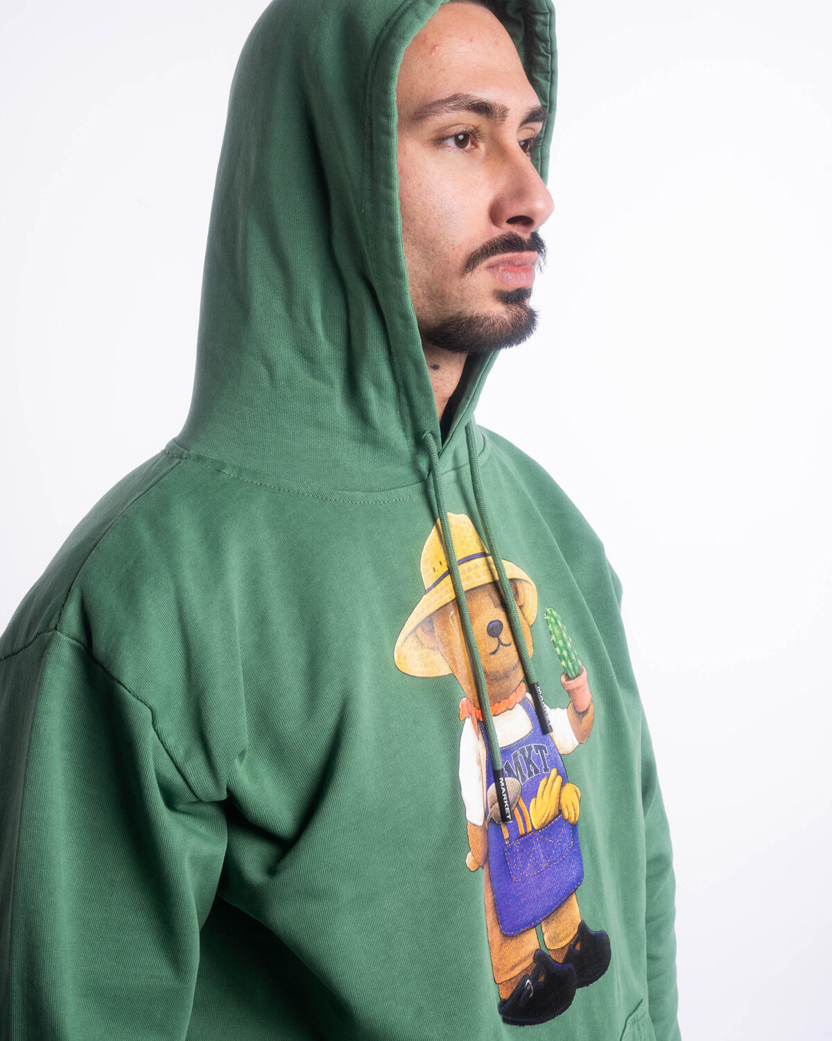 Market Botanical Bear Hoodie - Image 8