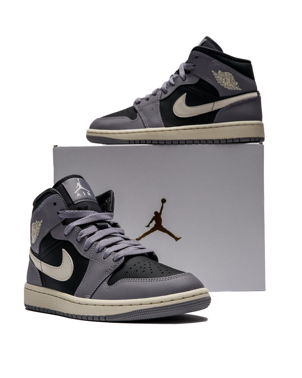 Air Jordan 1 Mid 'Cement Grey' (Women's) - Image 31
