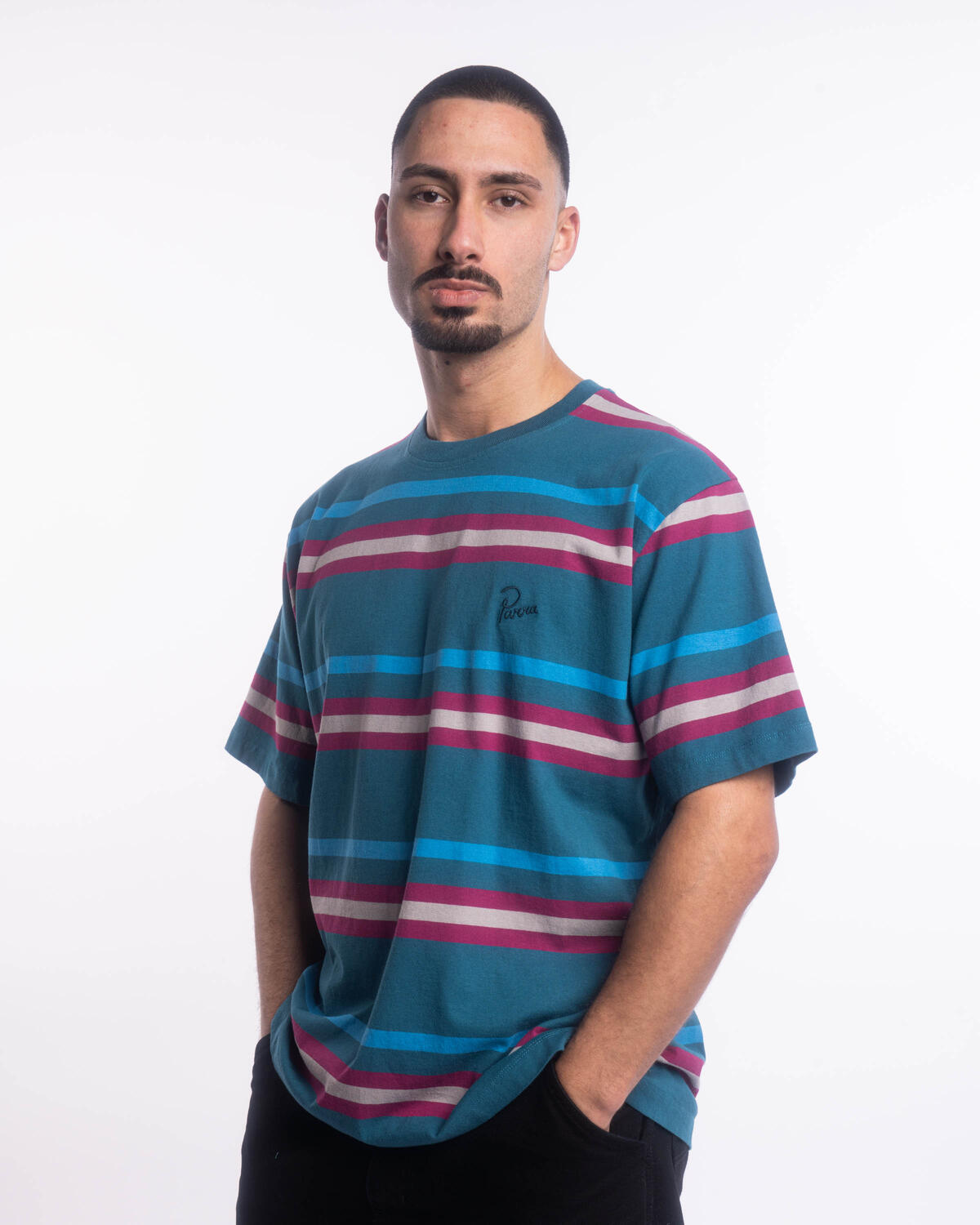 By Parra Stripeys SS T Shirt - Image 3