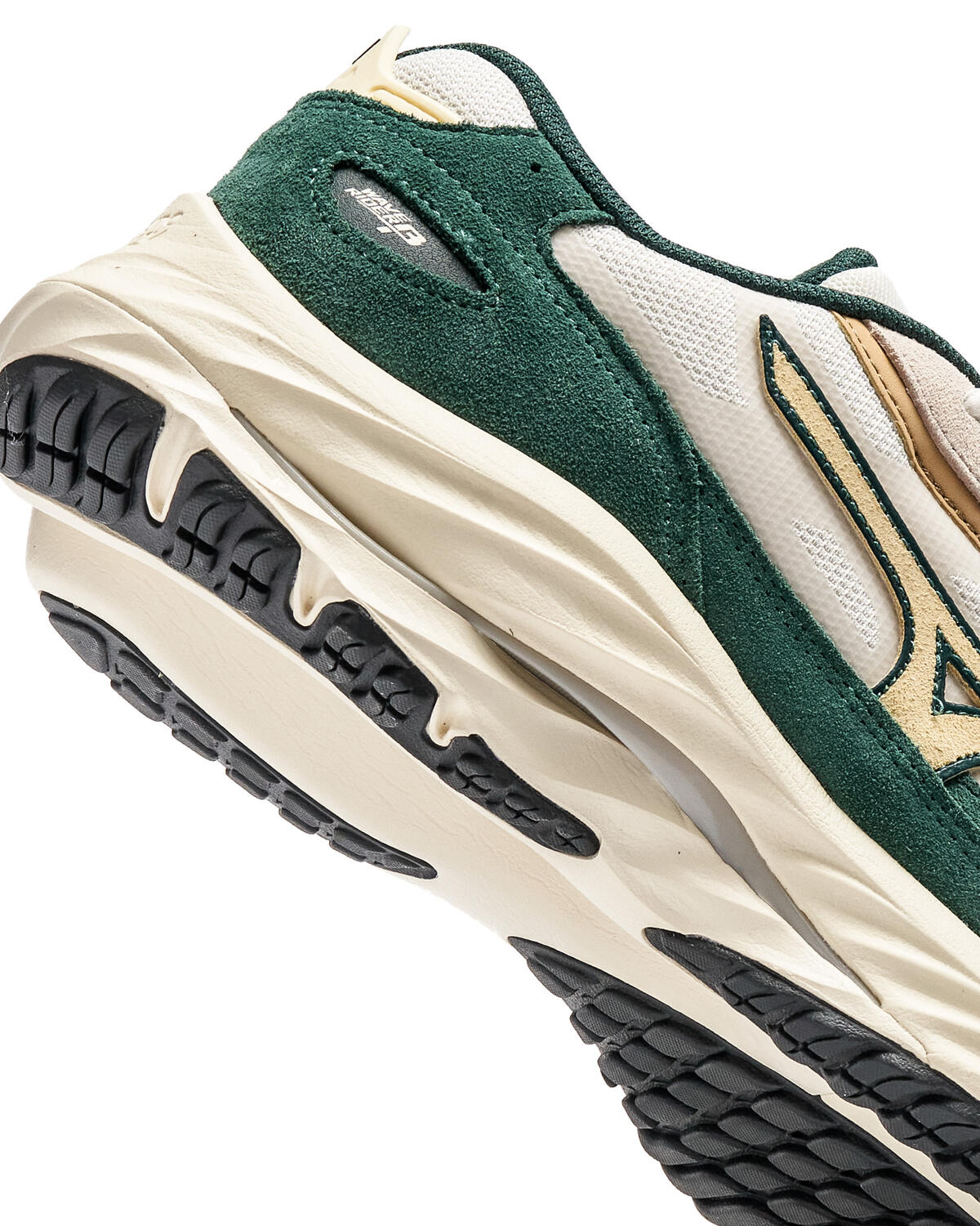 Mizuno Wave Rider Off White/Light Beige/Dark Green - Image 7