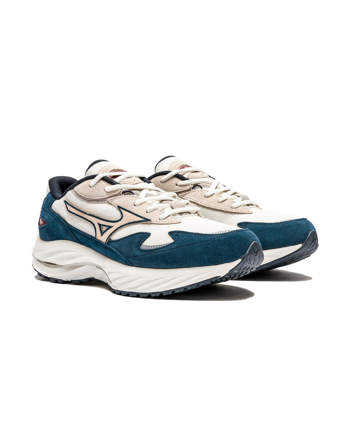 Mizuno Wave Rider Beta White / Beige / Blue - Image 12